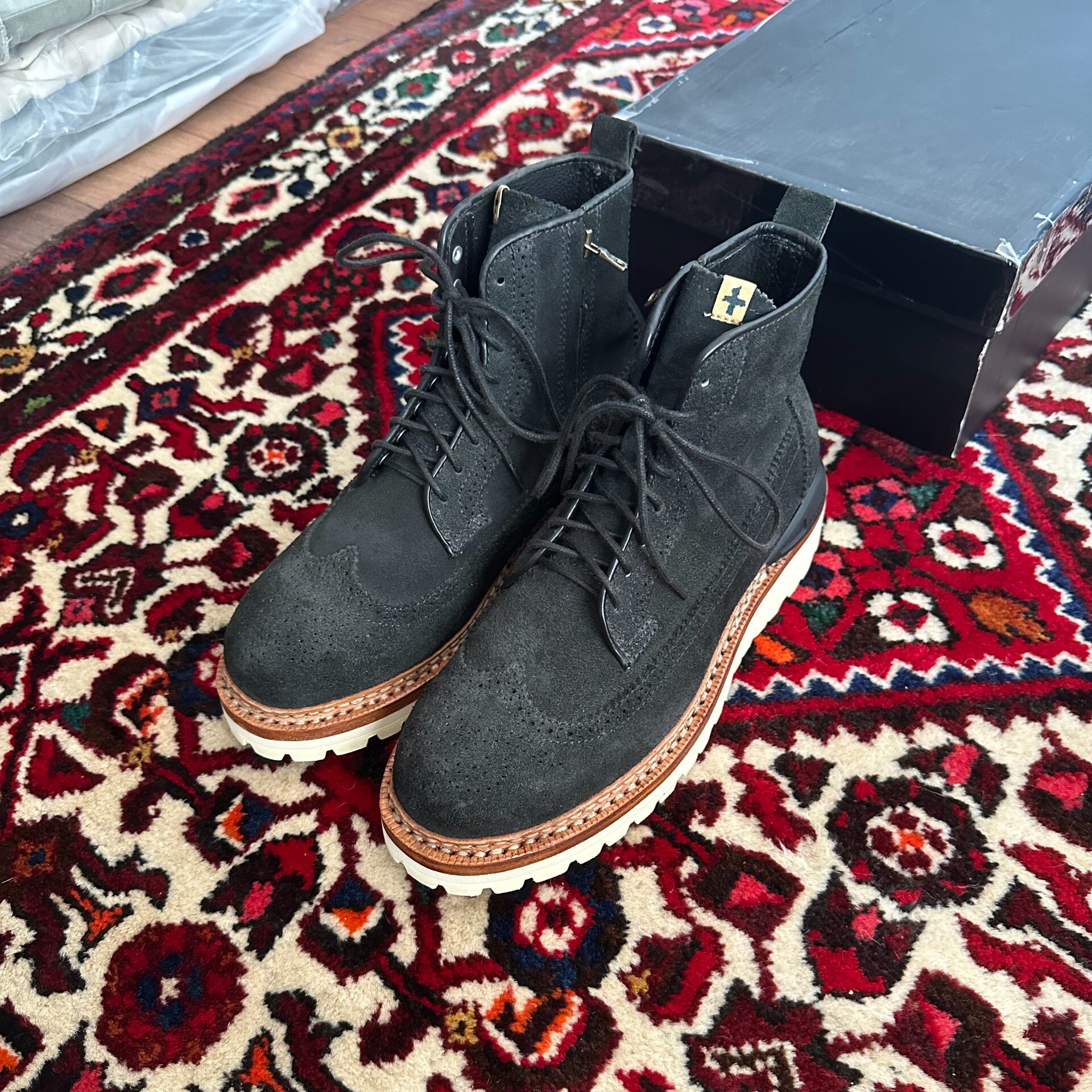 Visvim 13SS PATRICIAN Brogue Boots — front