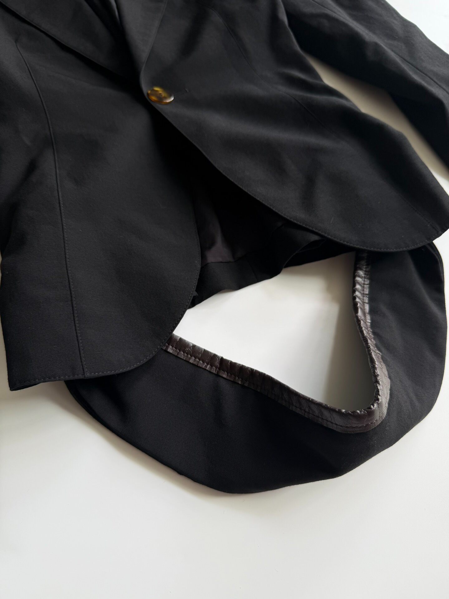Jean Paul Gaultier Waist Strap Blazer — back