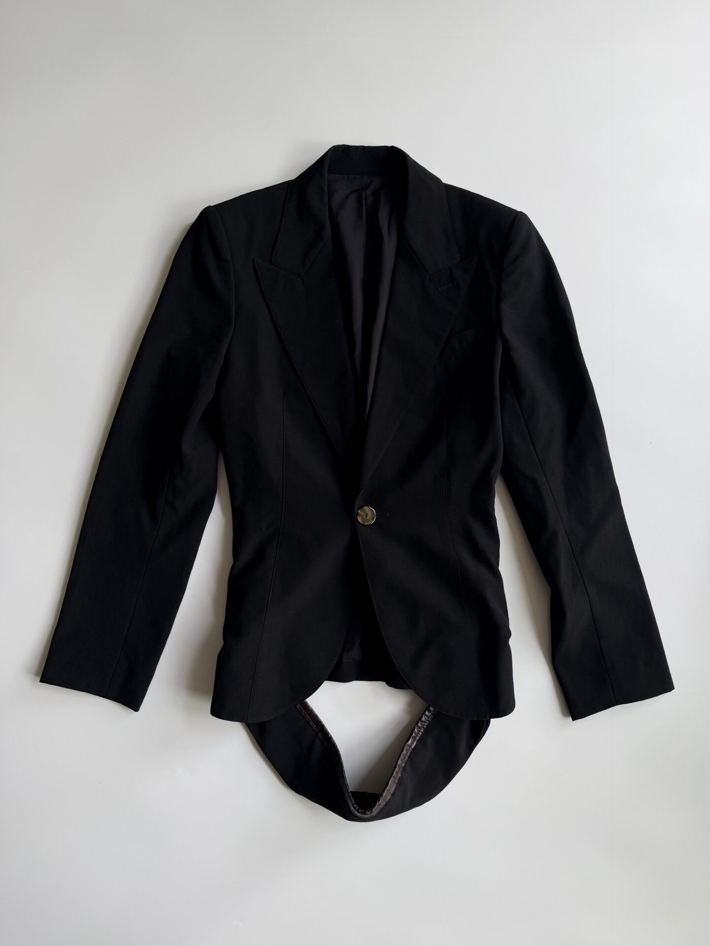 Jean Paul Gaultier Waist Strap Blazer