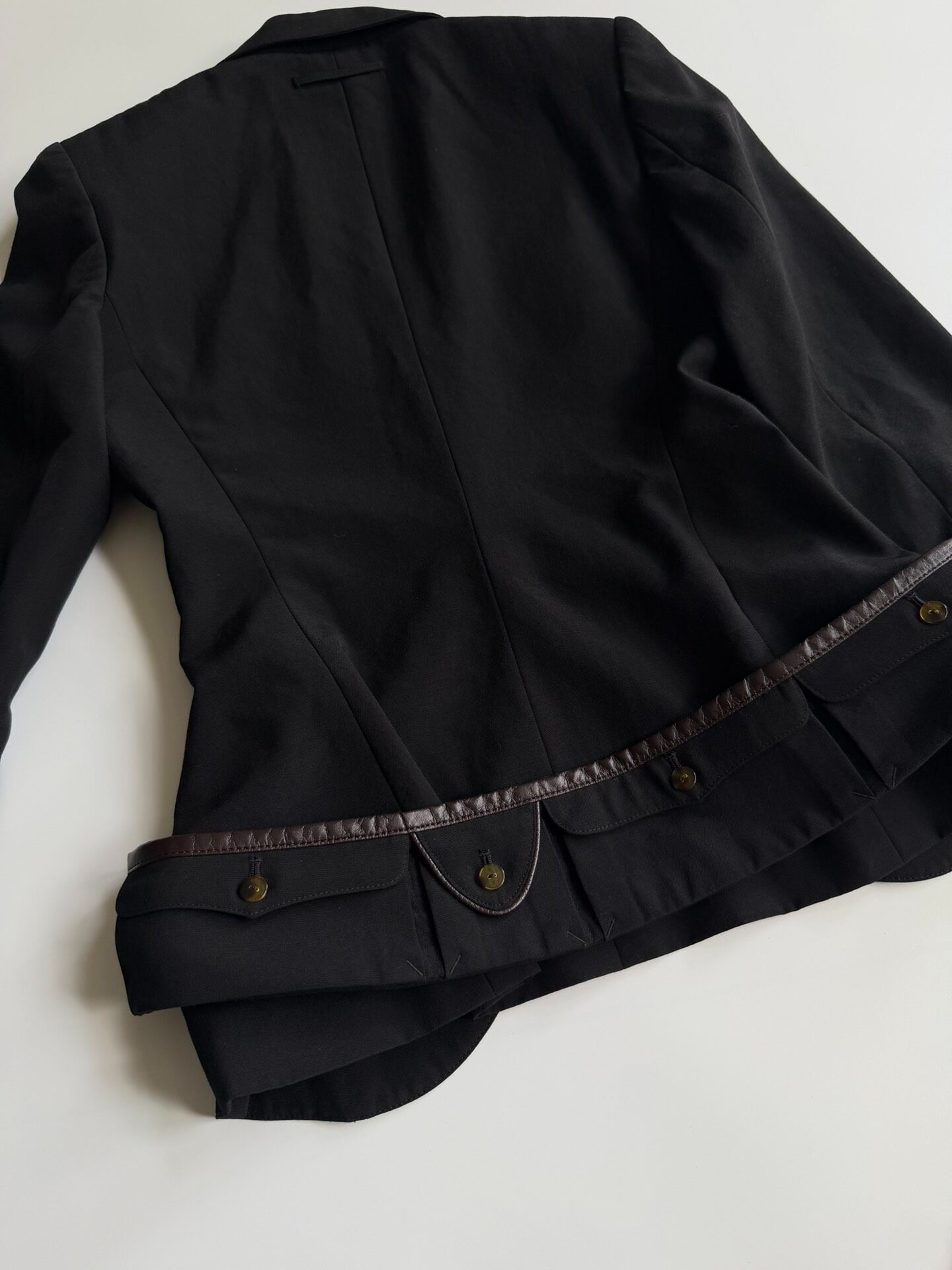 Jean Paul Gaultier Waist Strap Blazer — detail
