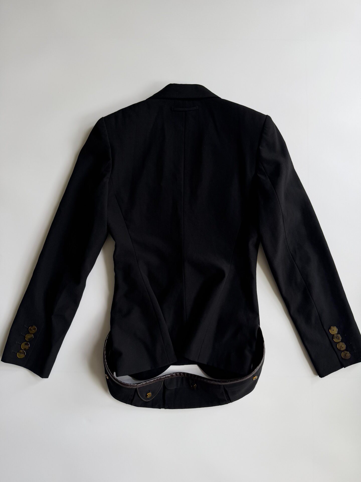 Jean Paul Gaultier Waist Strap Blazer — front