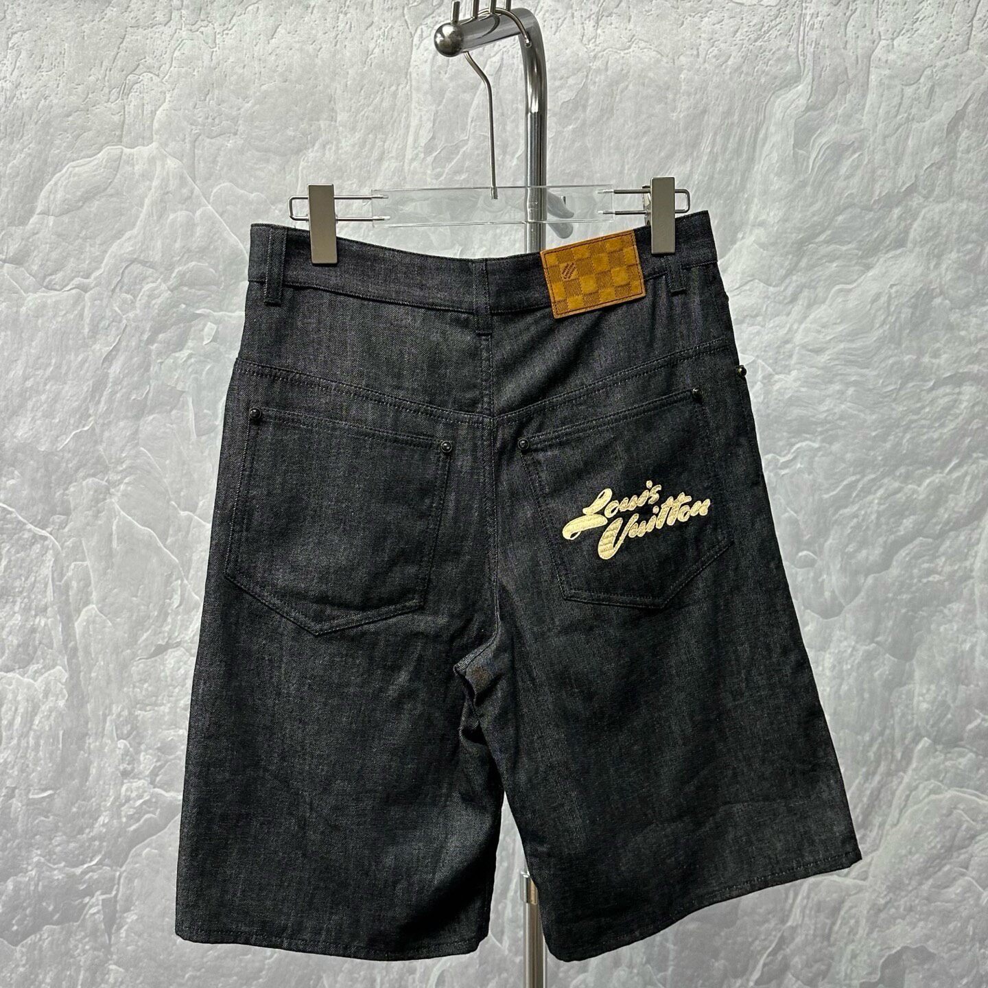 Louis Vuitton FW25 Denim Shorts — back