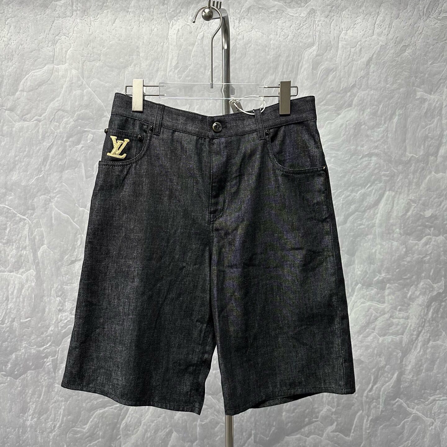 Louis Vuitton FW25 Denim Shorts — front