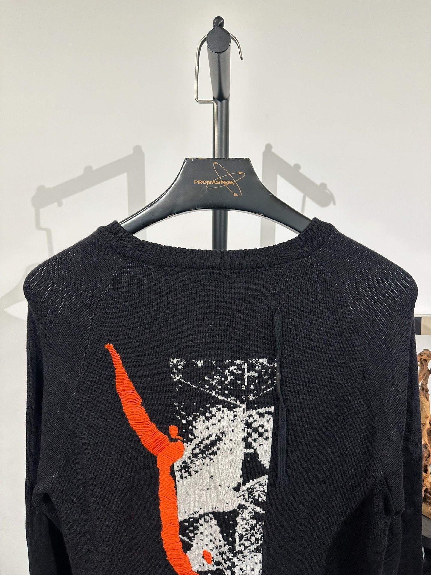 Boris Bidjan Saberi Wool Knit Pullover — back