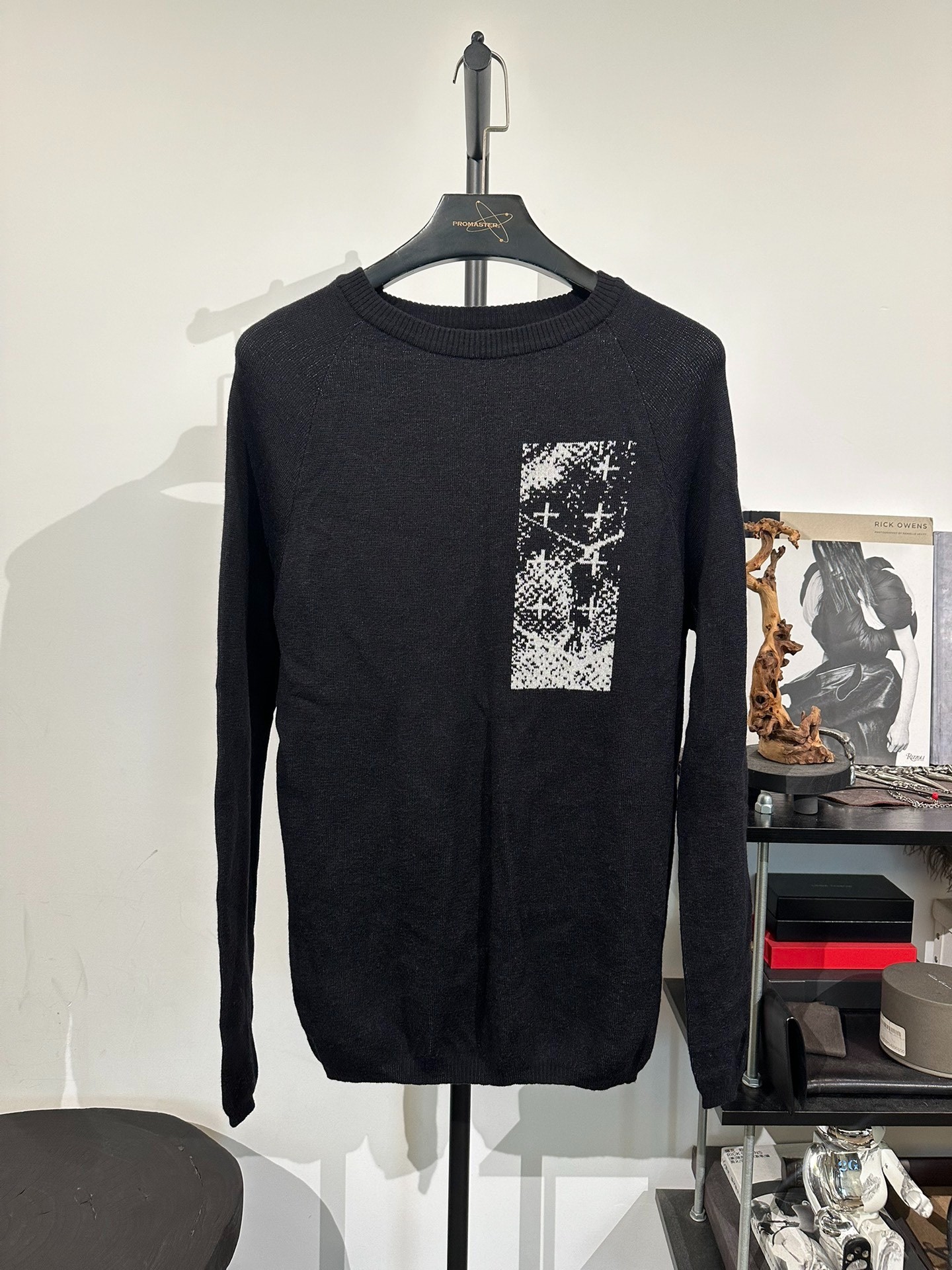 Boris Bidjan Saberi Wool Knit Pullover — front