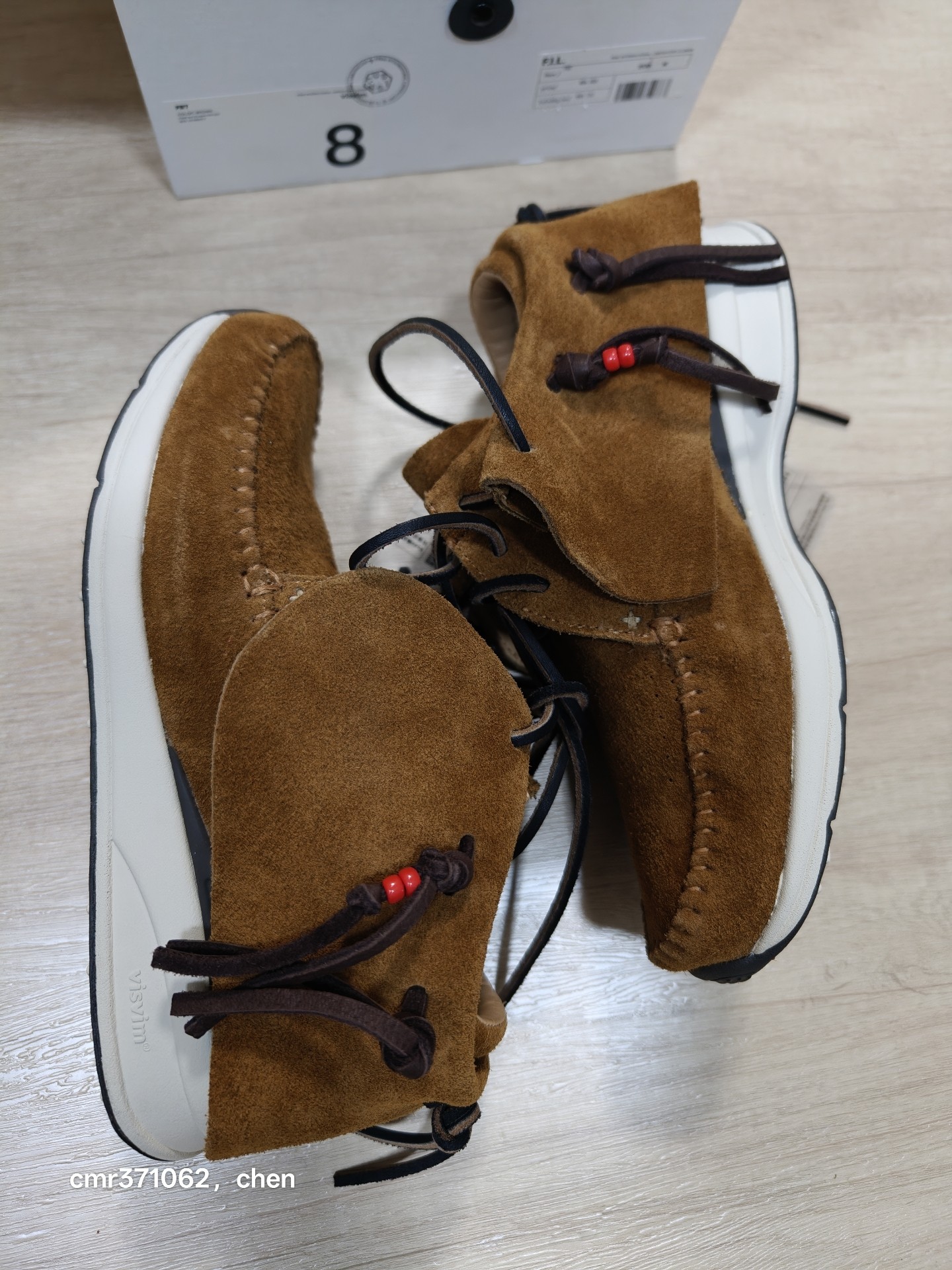 Visvim 16AW Spot FBT Suede Shoes — back