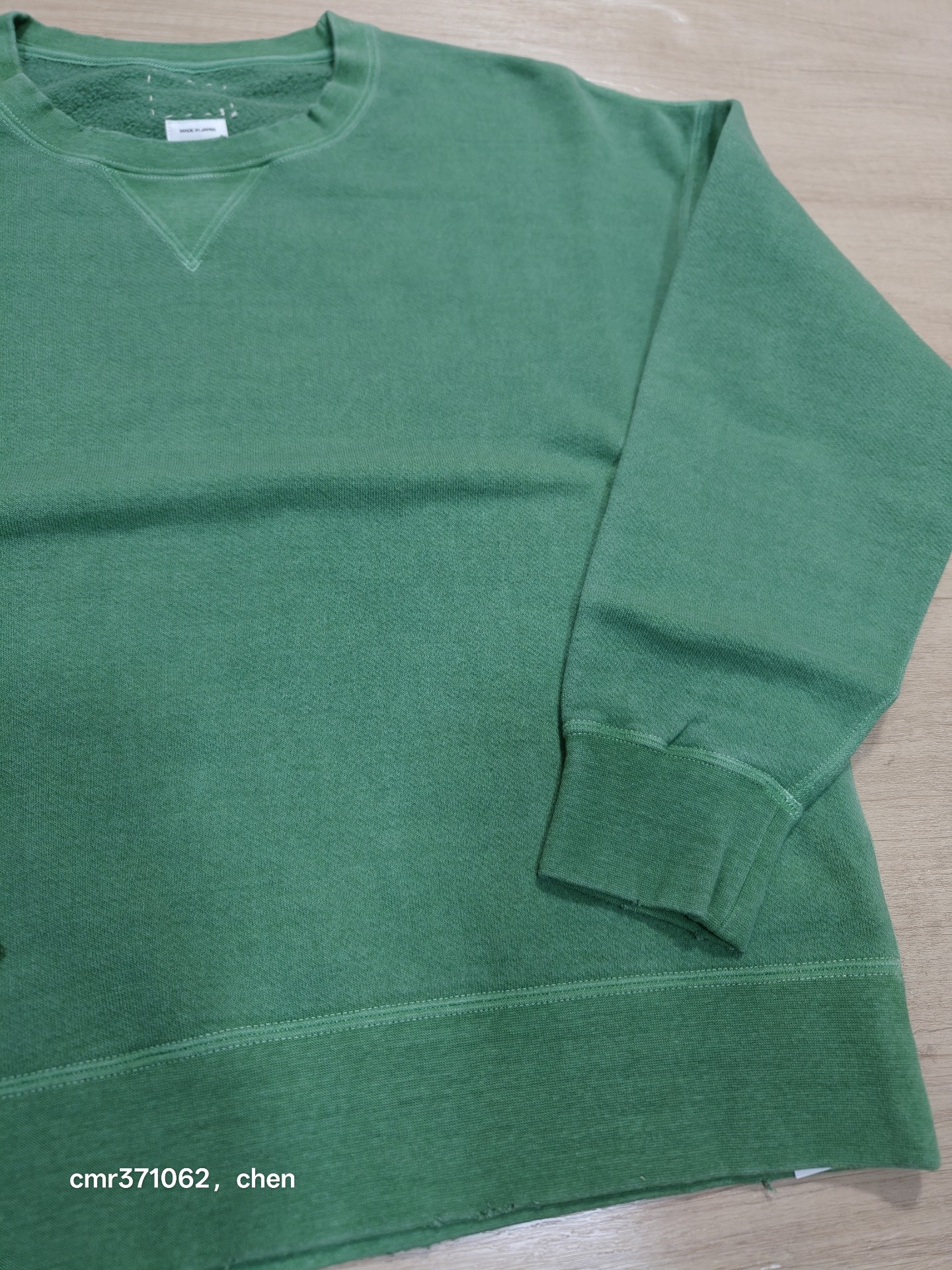Visvim 22AW Jumbo SB Sweatshirt L/S — detail