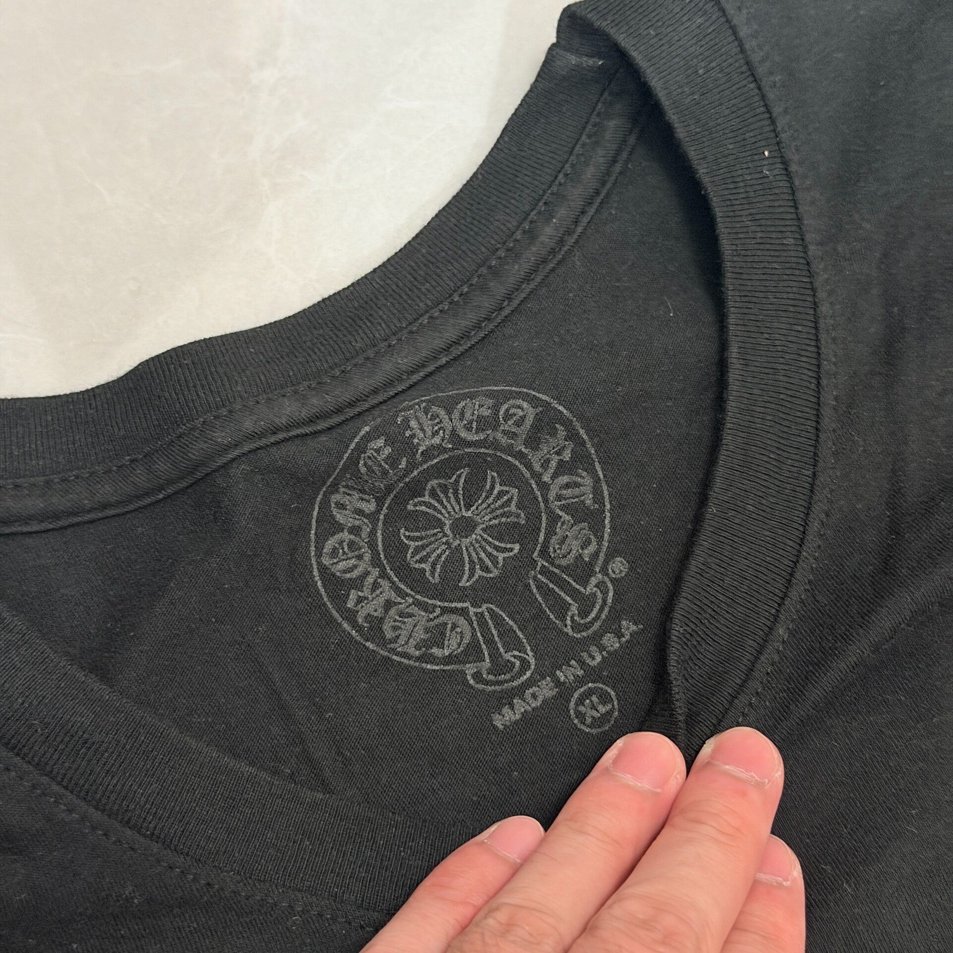 Chrome Hearts Yungblud Cross Skull Tee — back