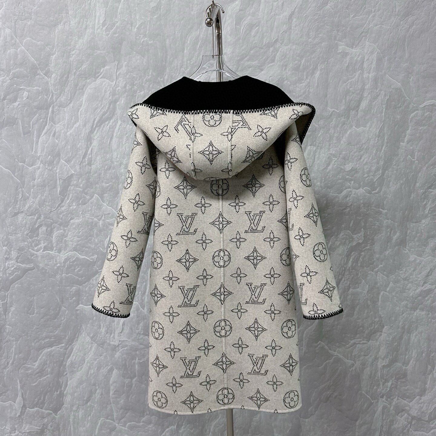 Louis Vuitton Double-Sided Hooded Coat — label
