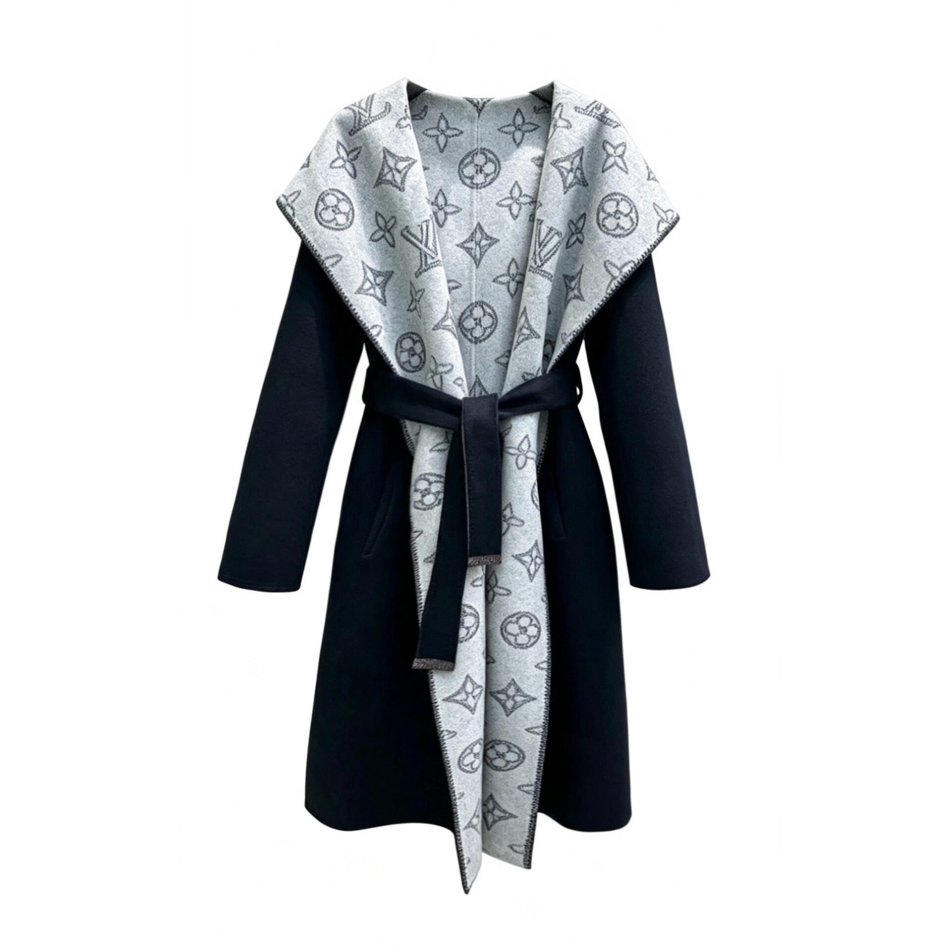 Louis Vuitton Double-Sided Hooded Coat