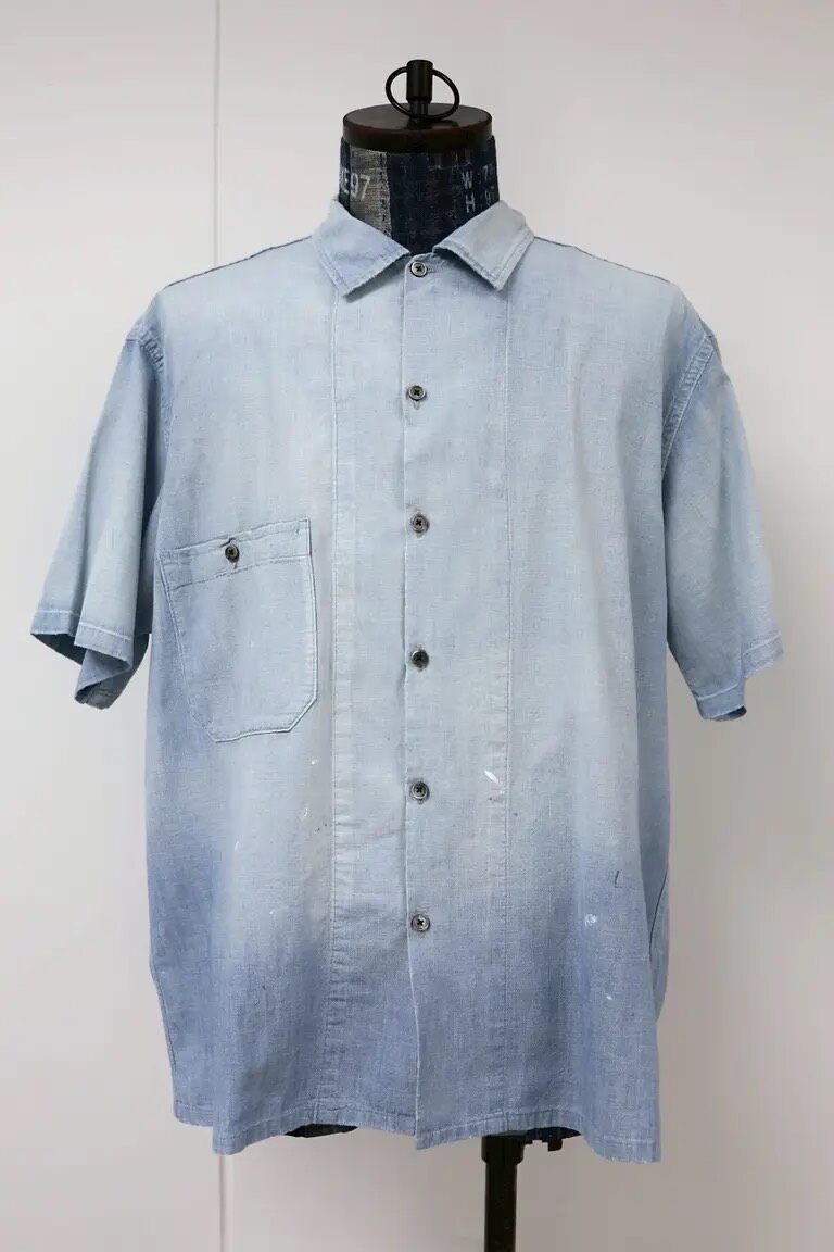 APRESSE 26SS Chambray Short Sleeve Shirt — back