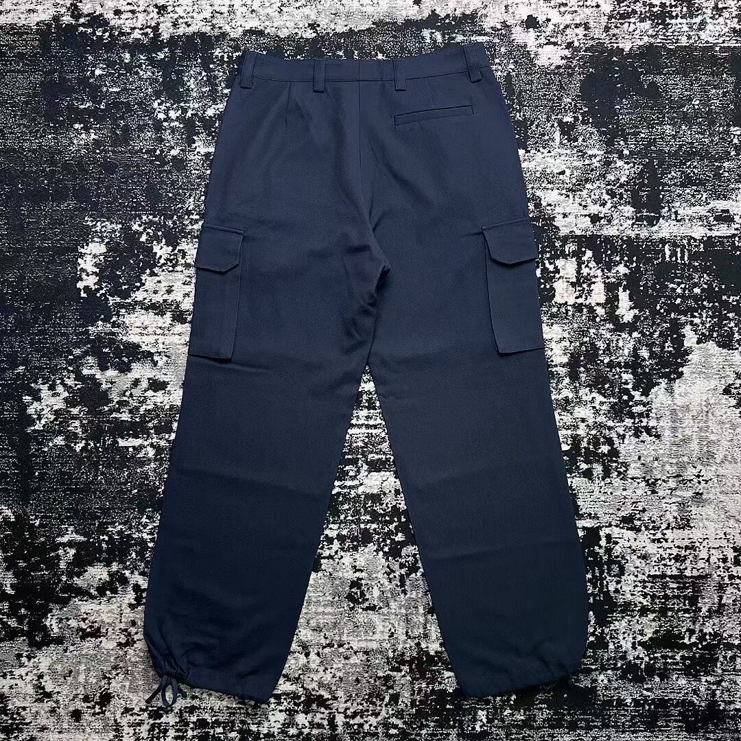 Louis Vuitton Navy Cargo Pants — label
