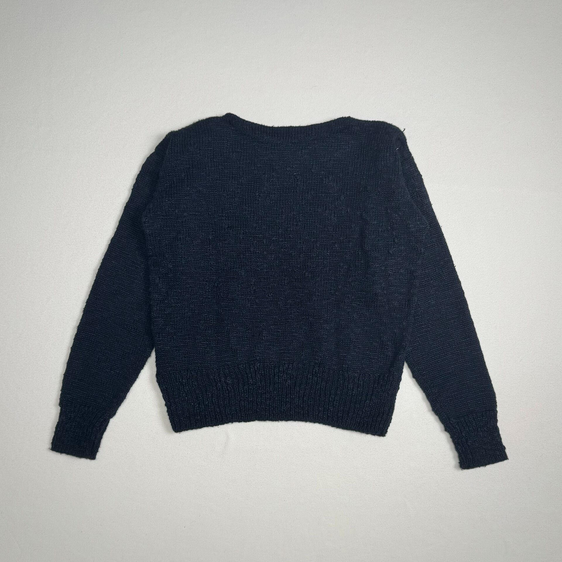 VISVIM 24ss Intarsia Boat Neck Knit — front