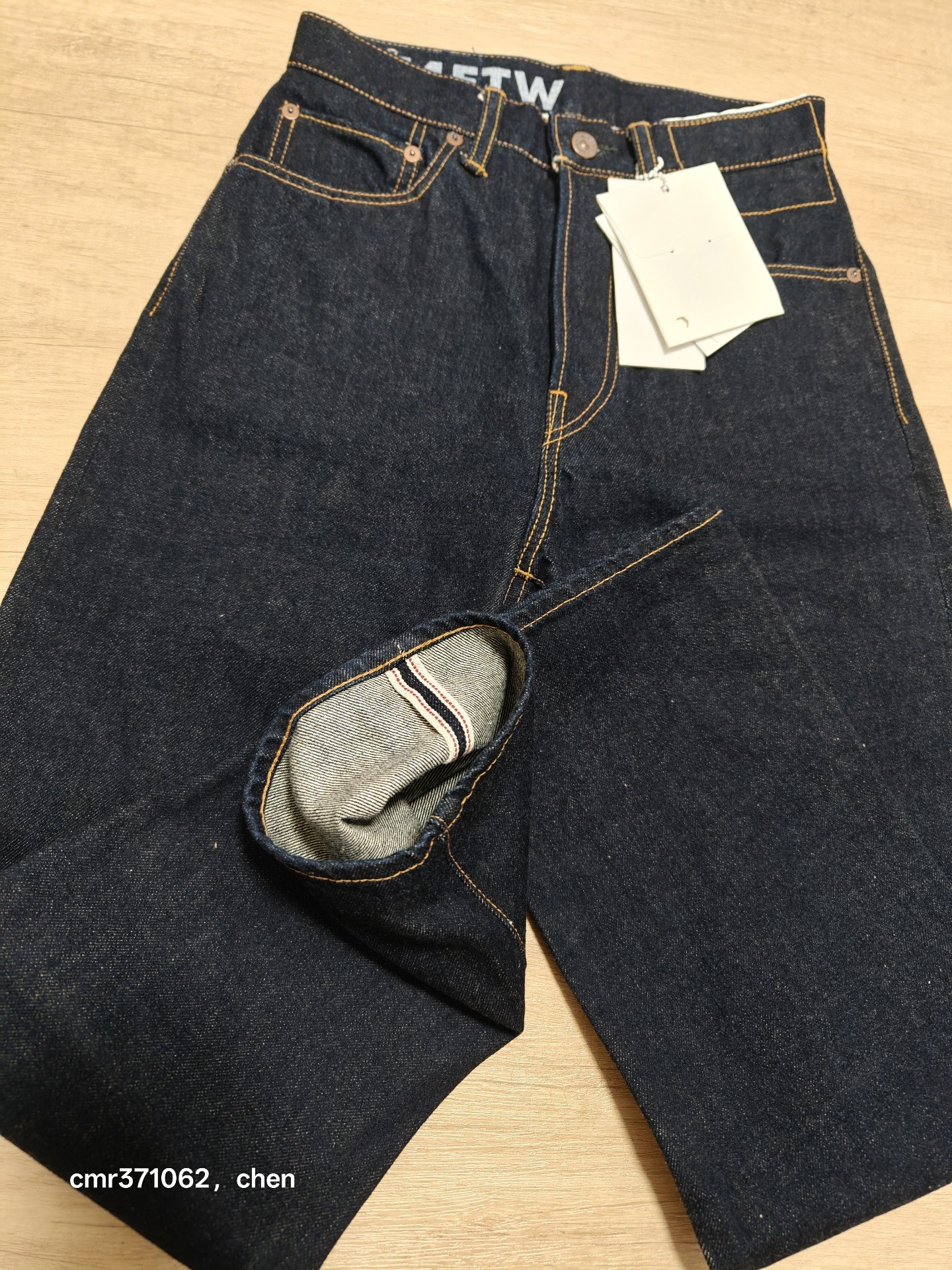 Visvim Social Sculpture W14 Raw Denim Jeans — back