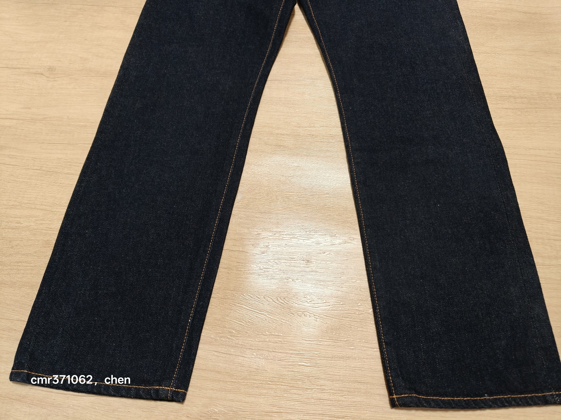 Visvim Social Sculpture W14 Raw Denim Jeans — detail