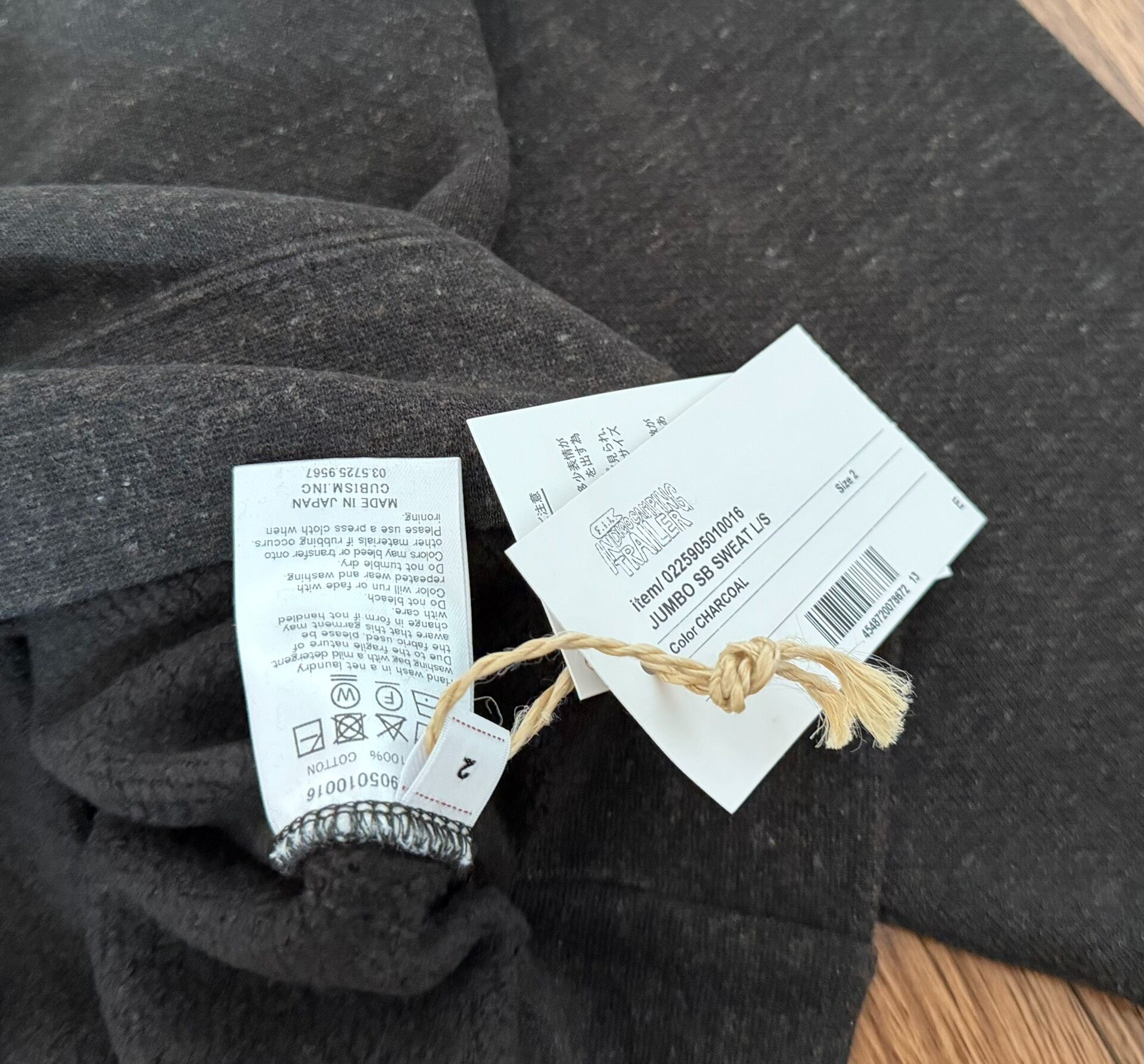 VISVIM 25AW ICT JUMBO SB Sweat L/S — detail