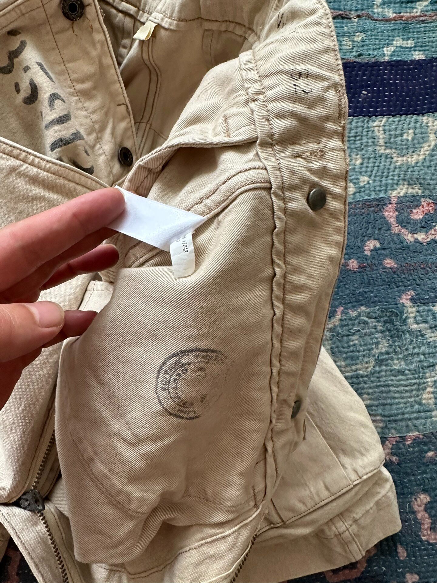 RRL Limited Edition Distressed Cargo Shorts — back