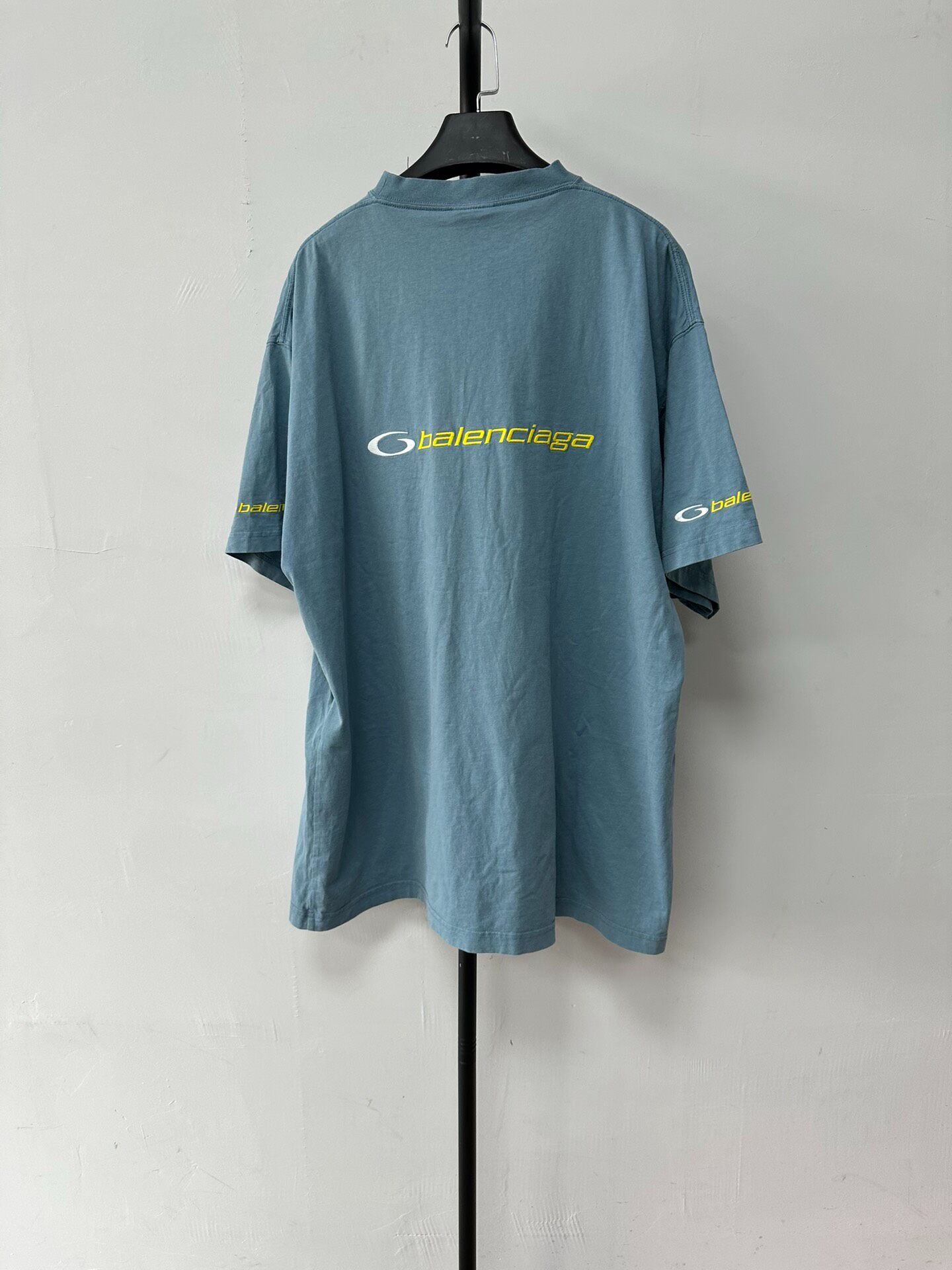 Balenciaga Logo Crewneck Short-sleeve T-shirt — front