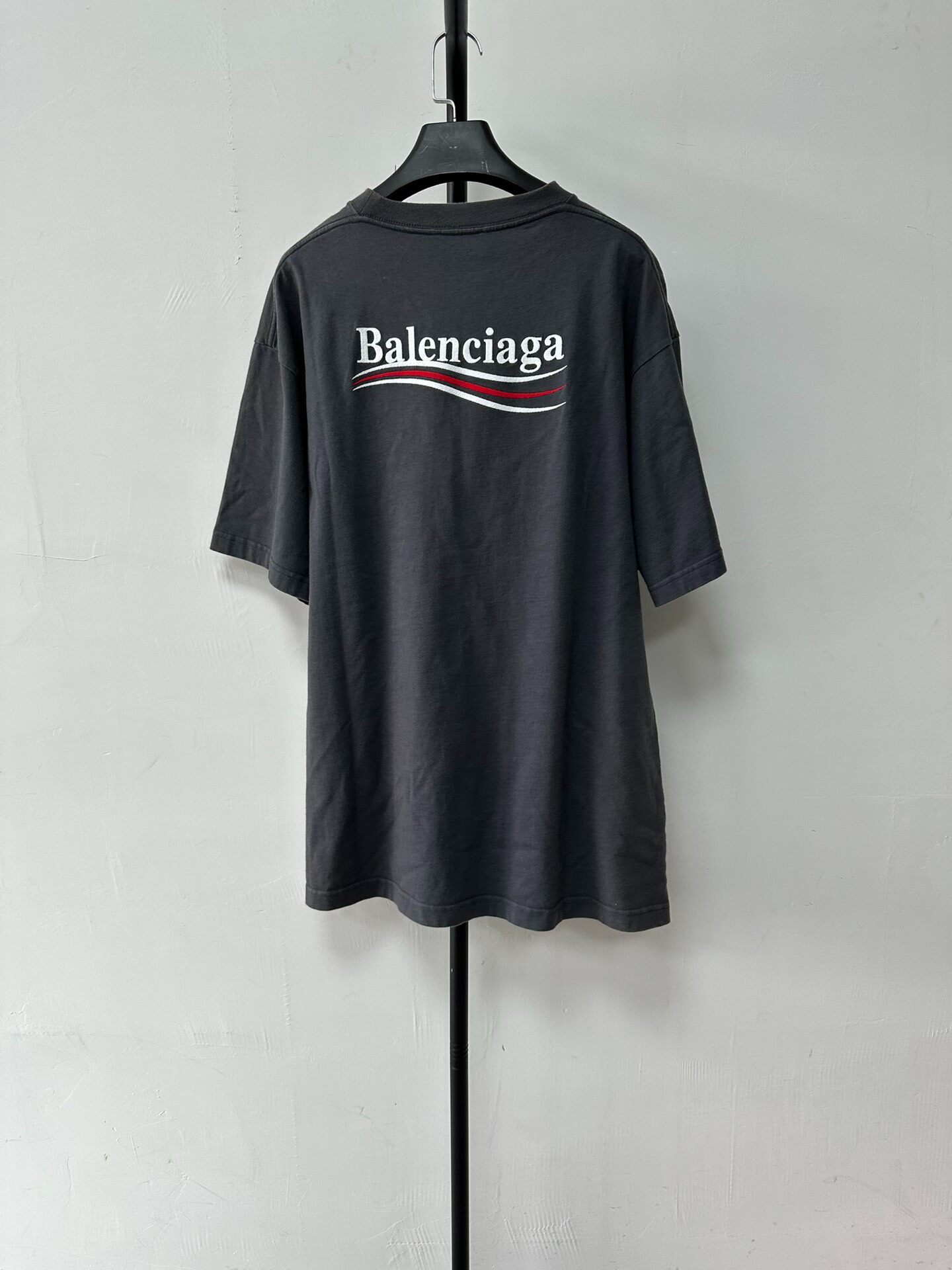 Balenciaga Women’s Logo Short Sleeve Tee — front