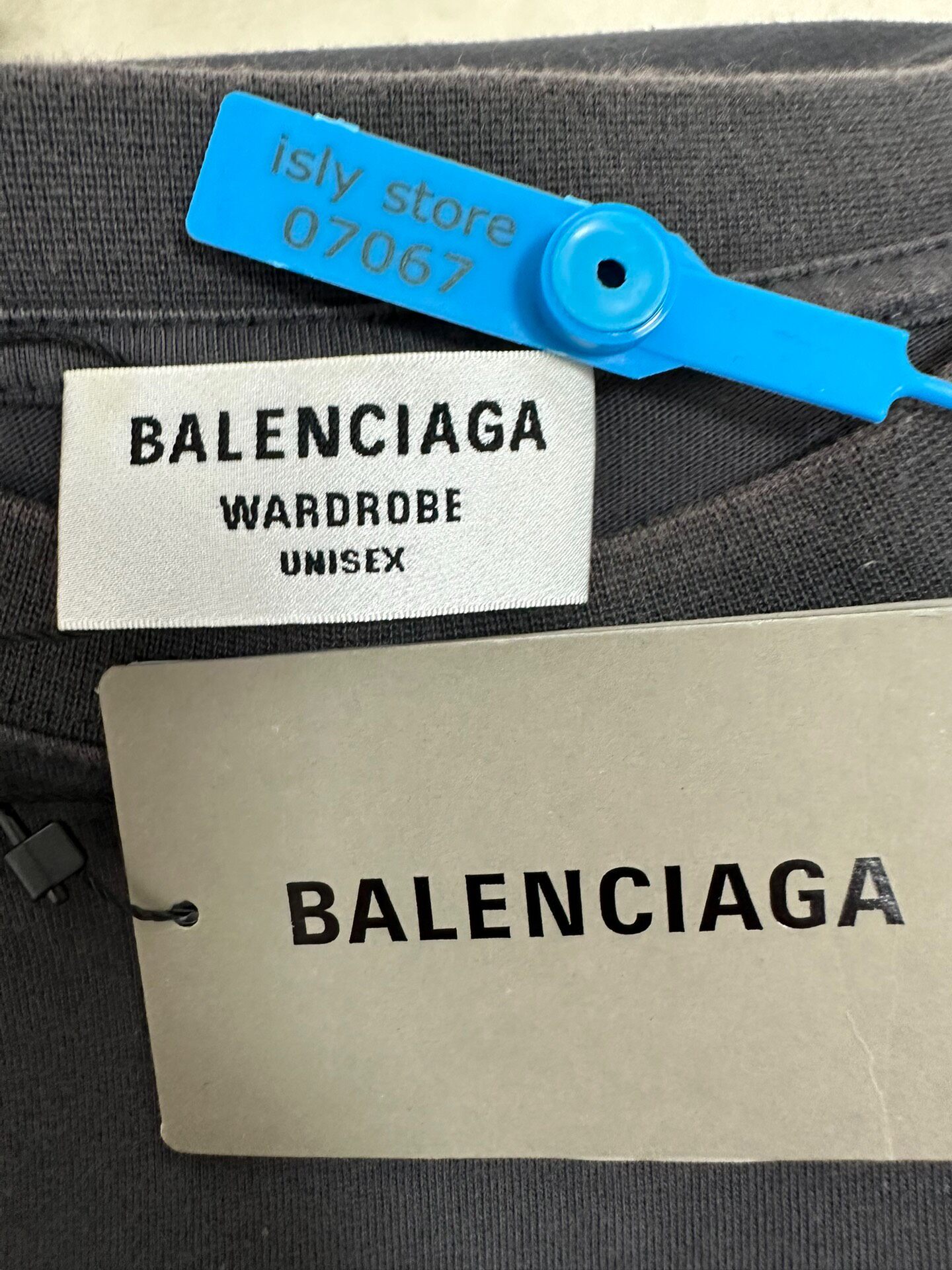 Balenciaga Women’s Logo Short Sleeve Tee — label