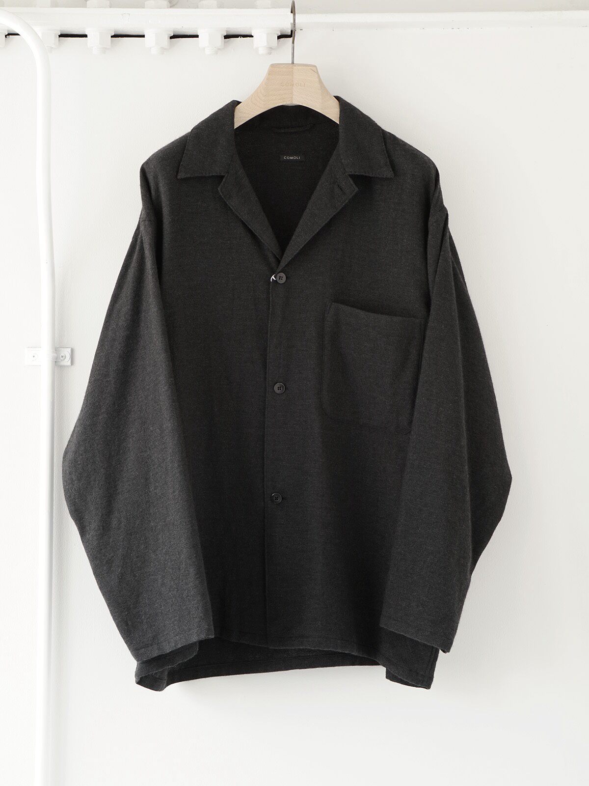 Comoli Cashmere Washi Shirt Jacket