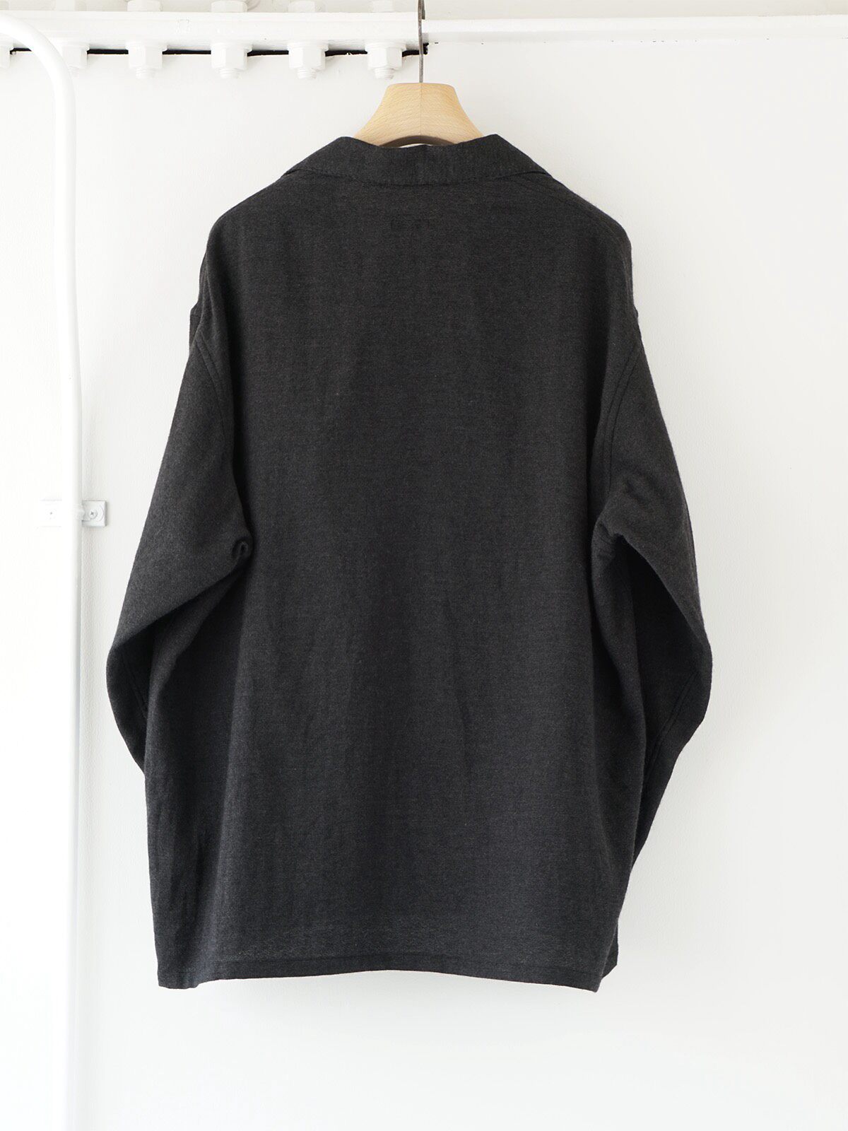 Comoli Cashmere Washi Shirt Jacket — front