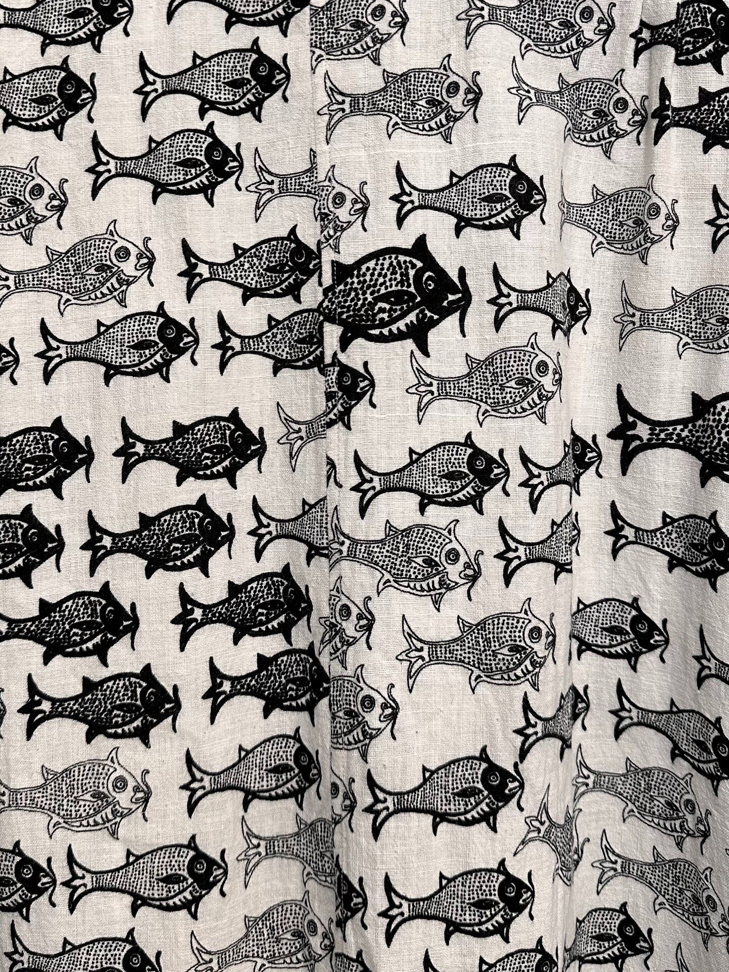 John Alexander Skelton 21AW Limited Fish Shirt — back