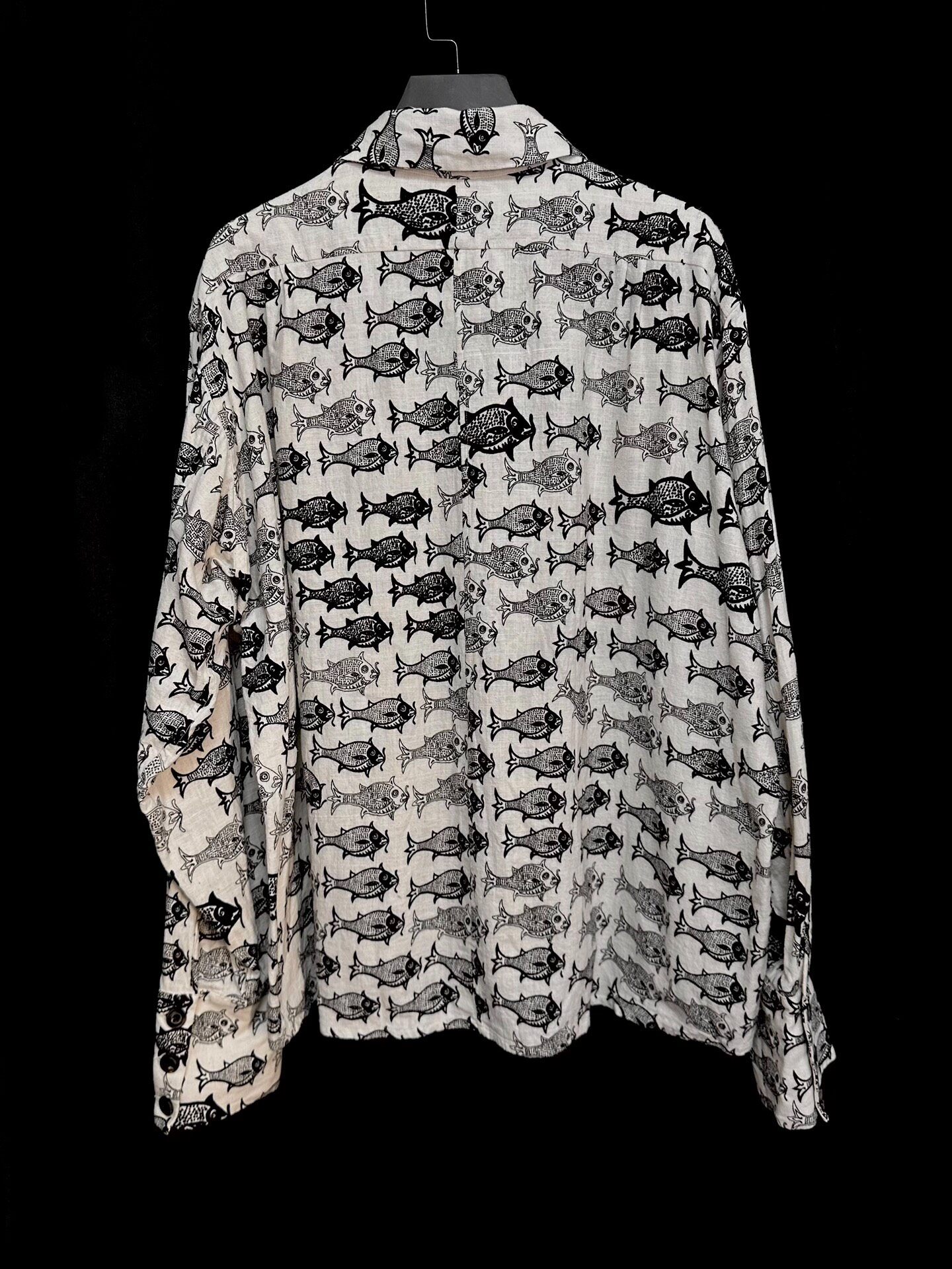 John Alexander Skelton 21AW Limited Fish Shirt — front