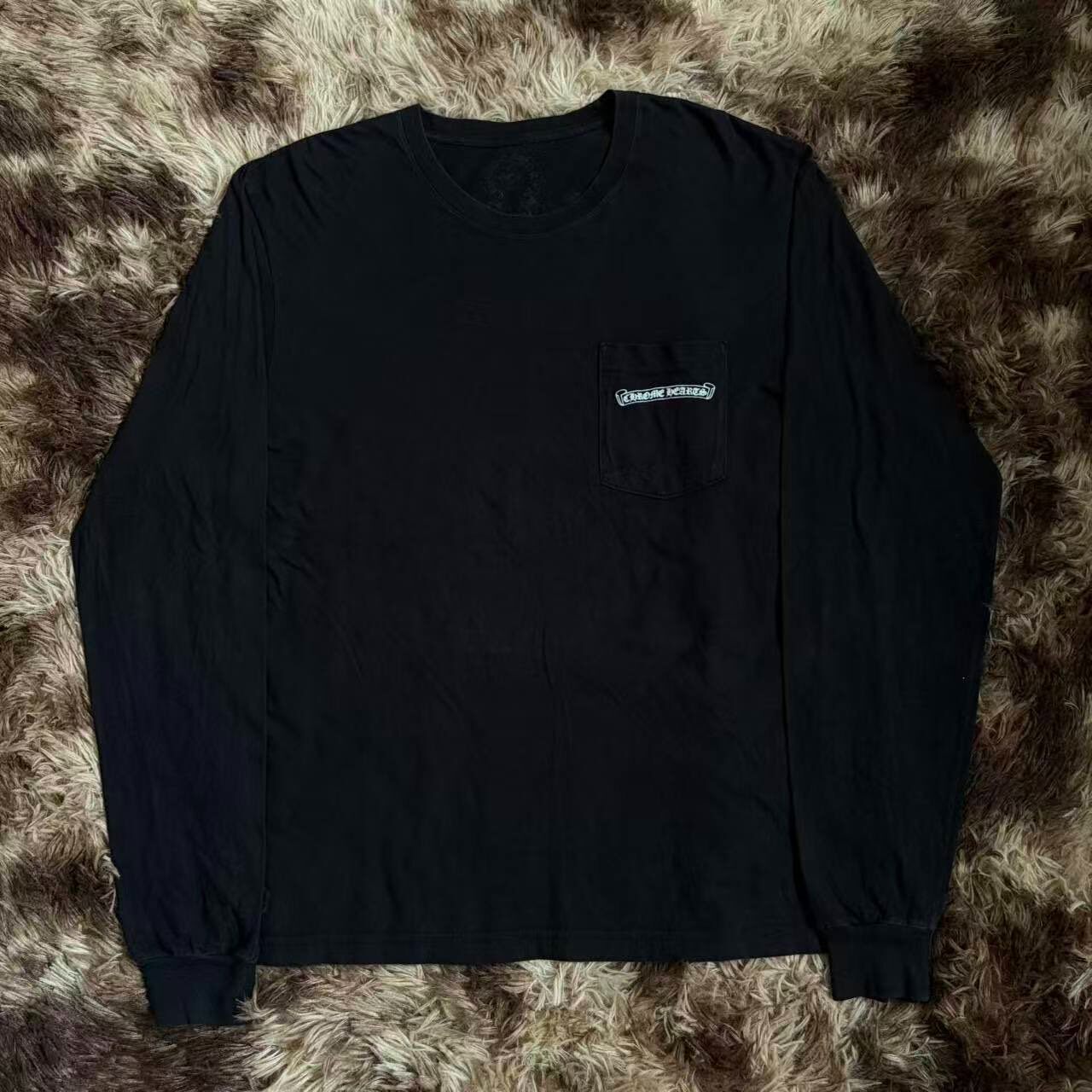 Chrome Hearts Black Long Sleeve T-Shirt