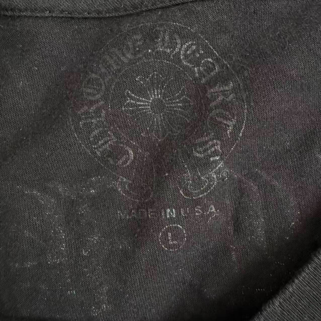 Chrome Hearts Black Long Sleeve T-Shirt — back
