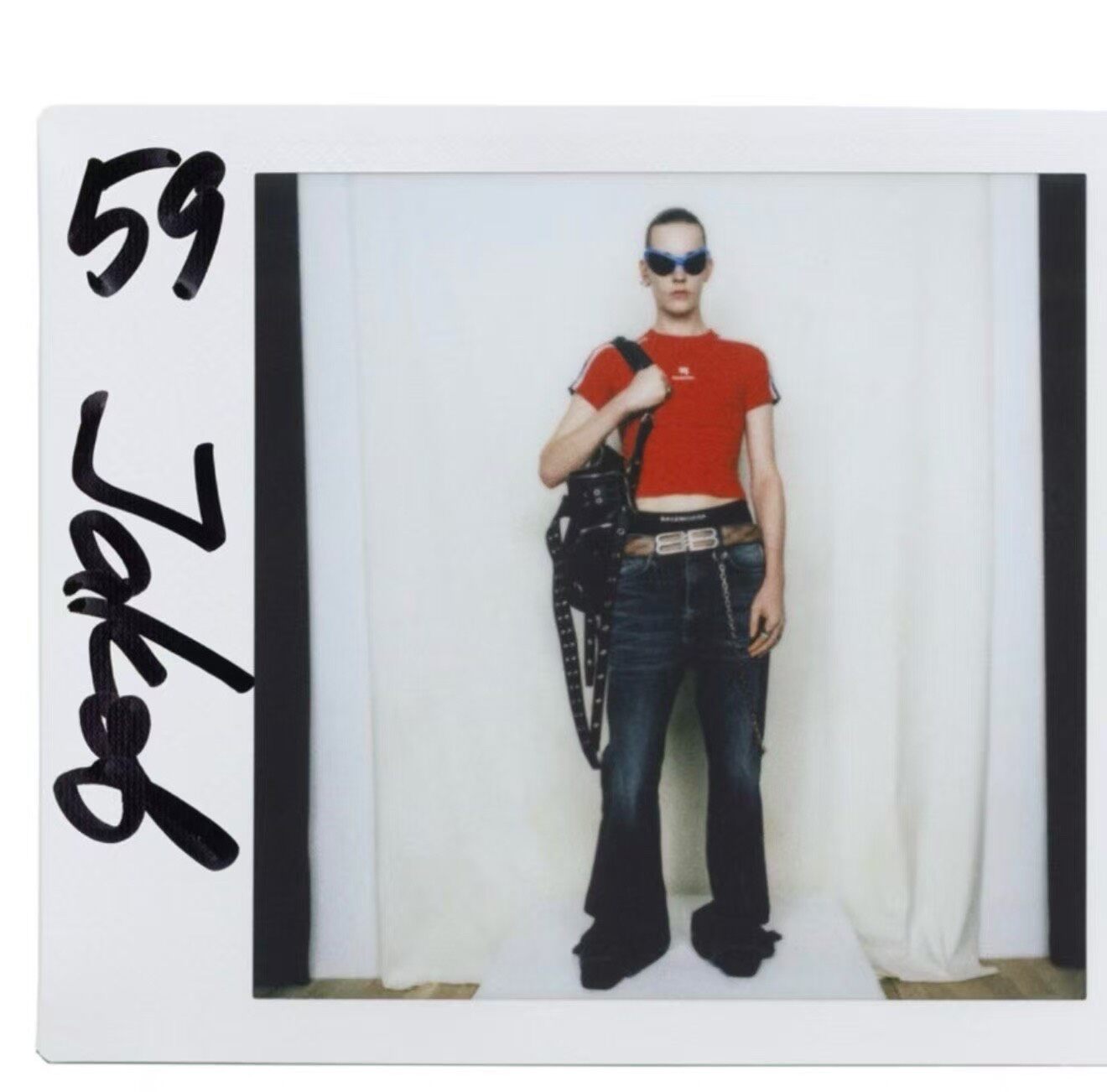 Balenciaga Sporty B Short Sleeve T-Shirt — label