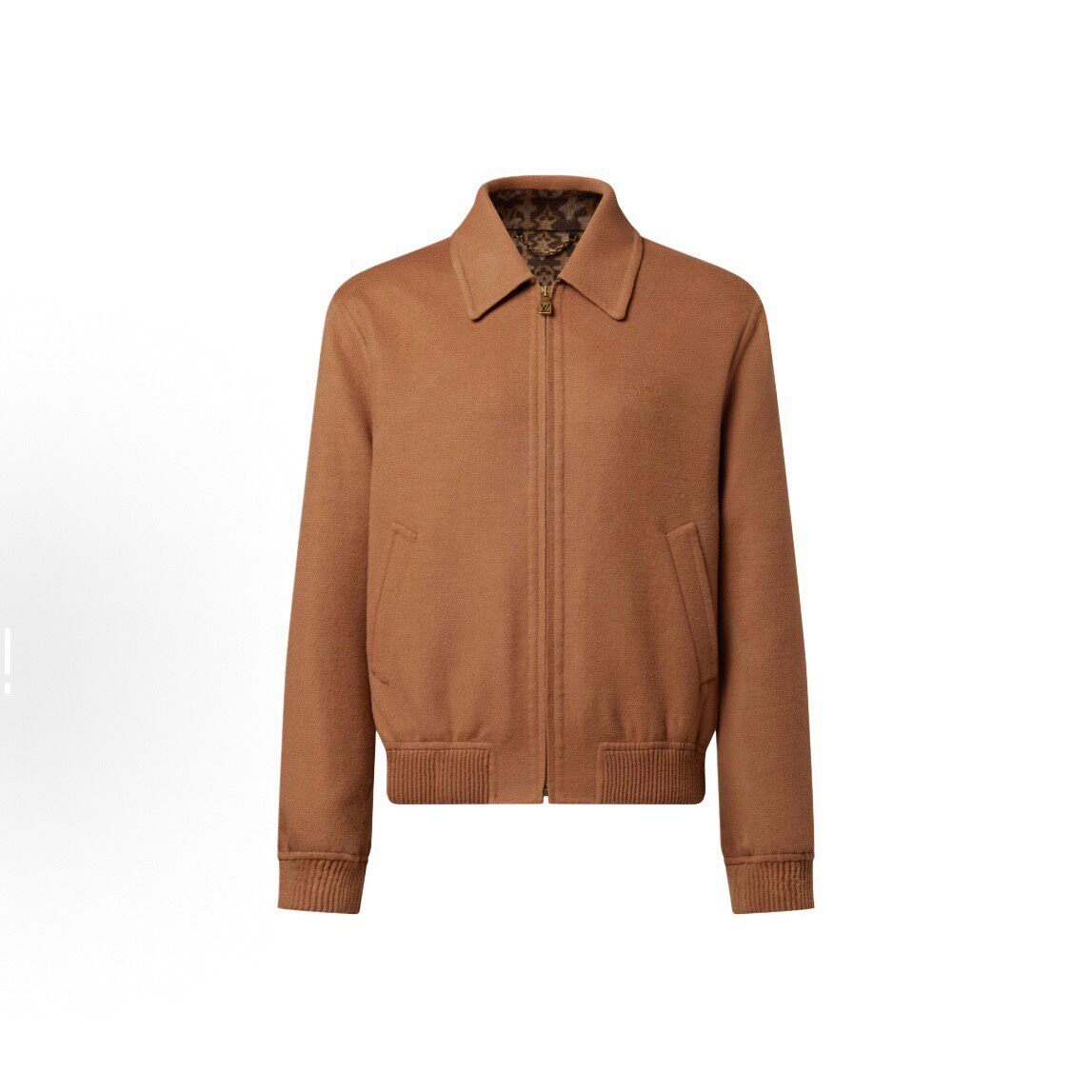 Louis Vuitton SS26 Wool Zip-Up Jacket