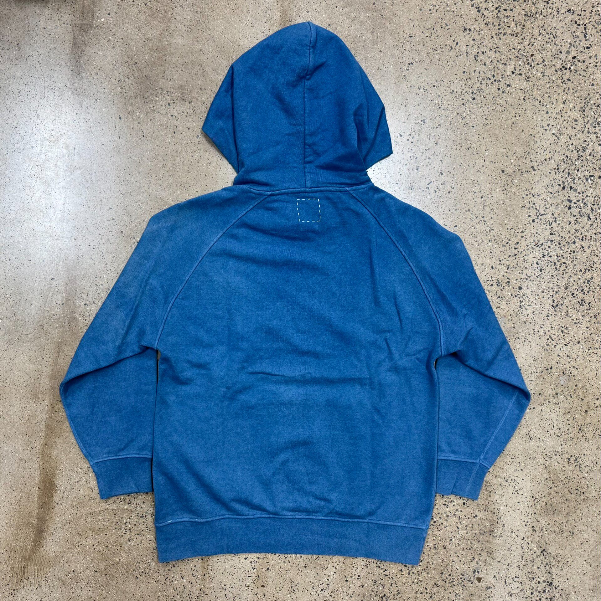 Visvim Jumbo Indigo Hoodie — front