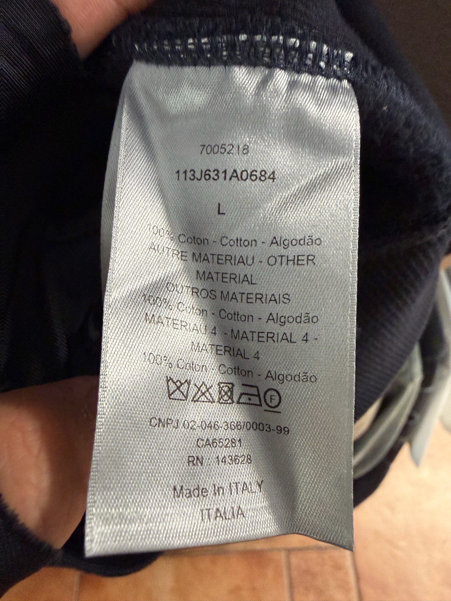 Dior Black All-Over Logo Terry Hoodie — back
