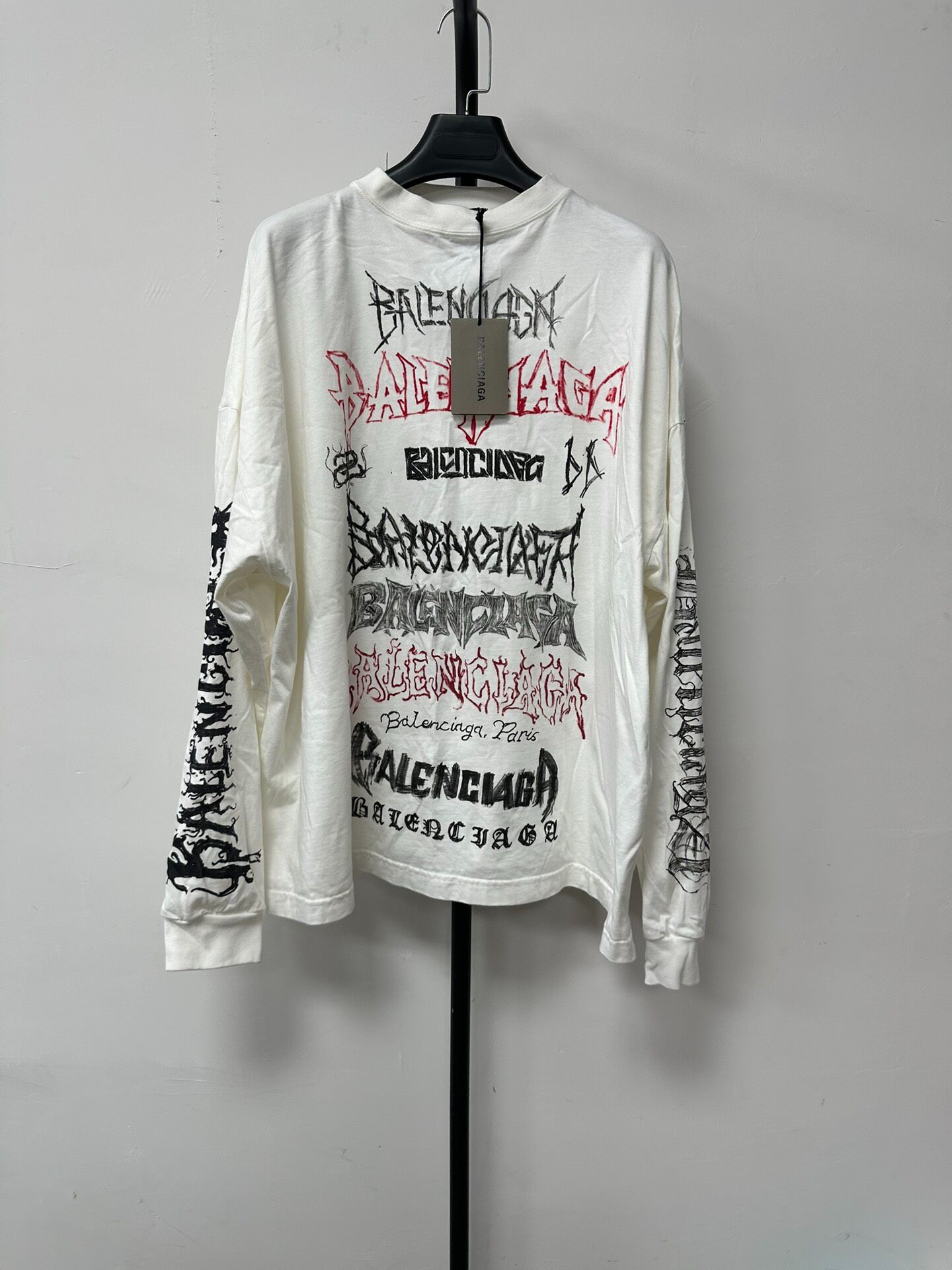 Balenciaga New Year Long Sleeve Tee