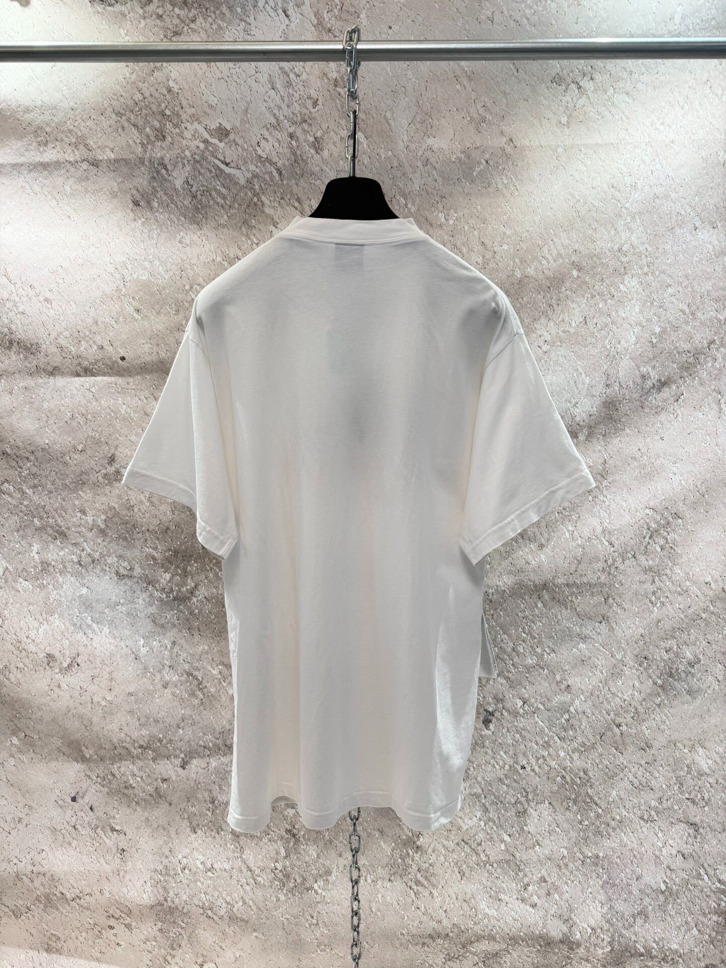 Balenciaga x Adidas White T-Shirt — detail