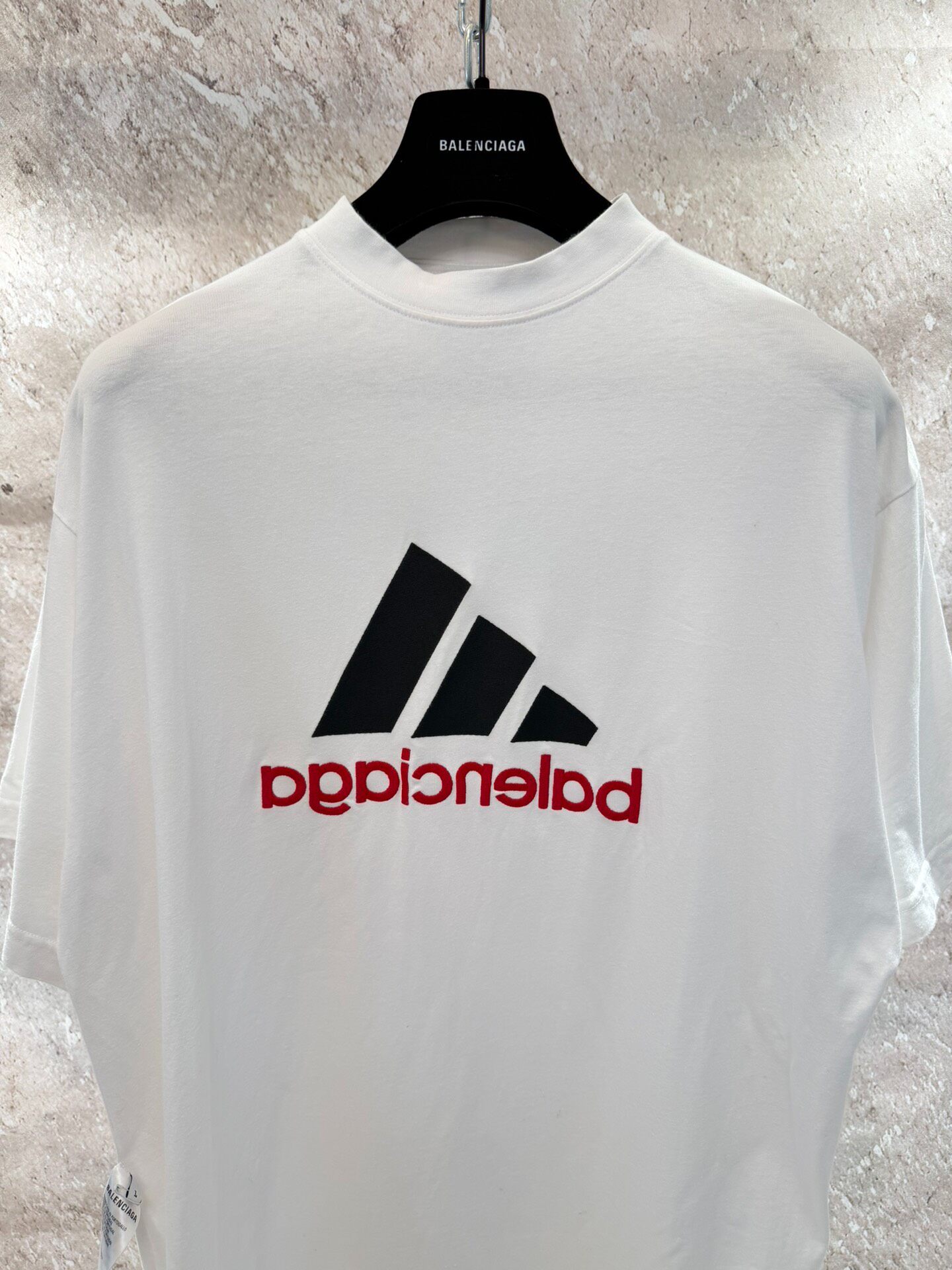 Balenciaga x Adidas White T-Shirt — front