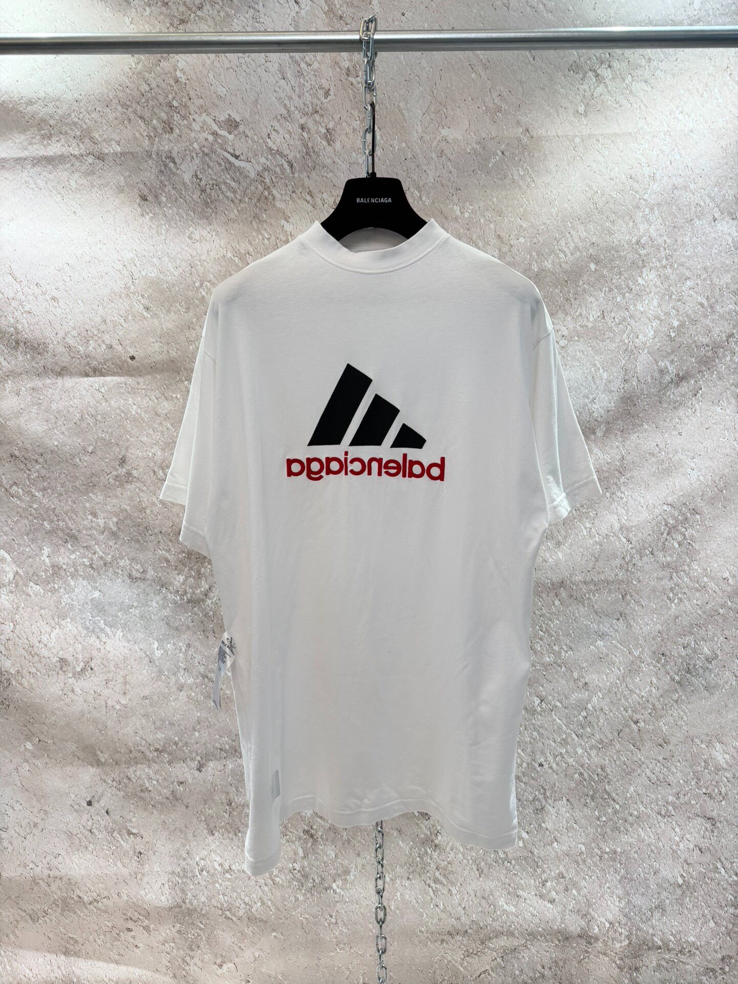Balenciaga x Adidas White T-Shirt