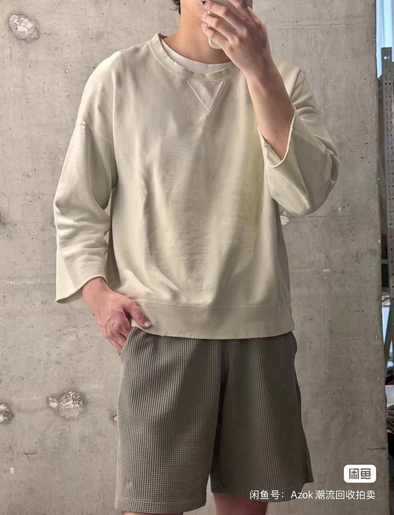 Visvim 22aw Jumbo 3/4 Sweatshirt — detail