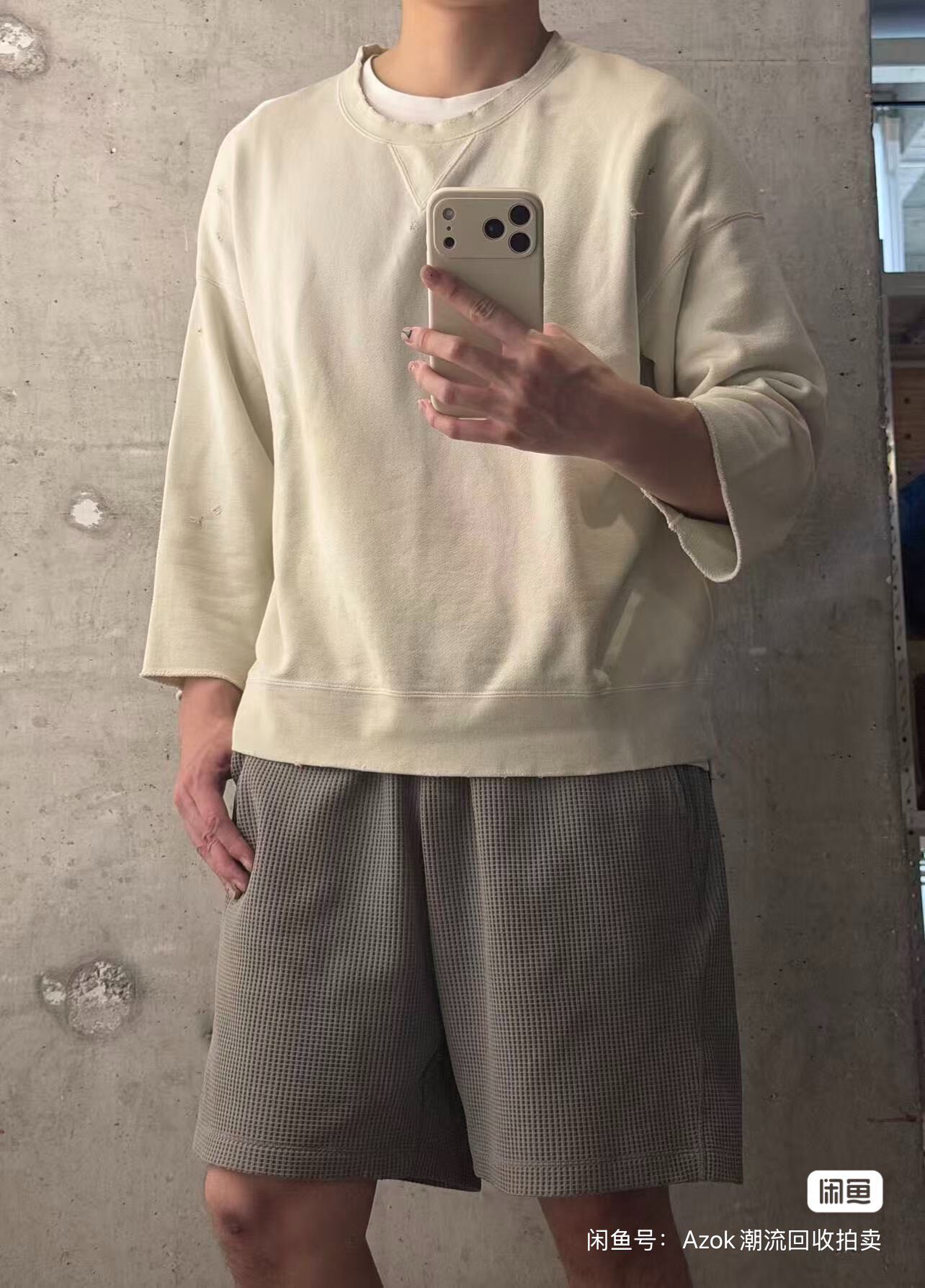 Visvim 22aw Jumbo 3/4 Sweatshirt — back