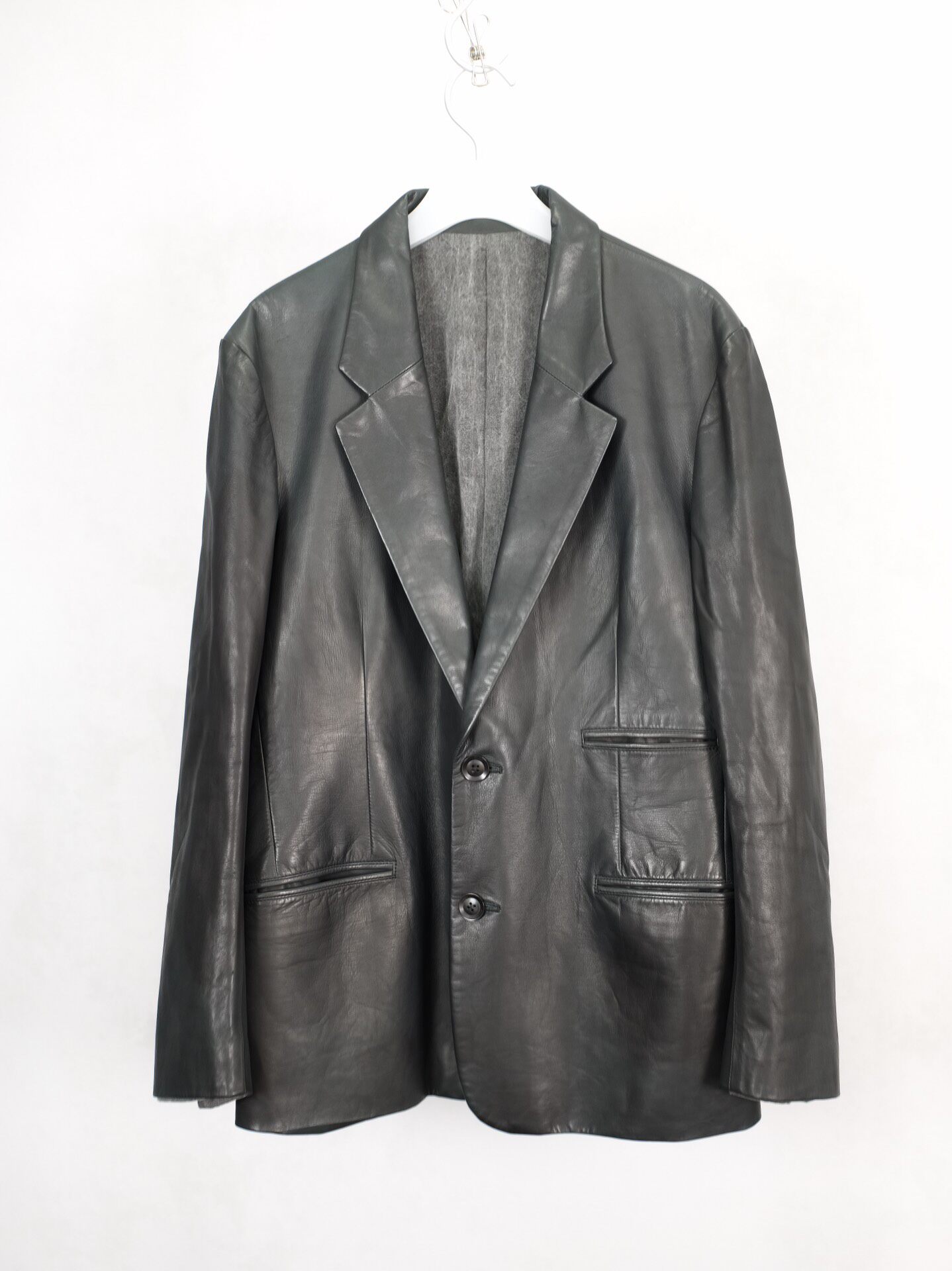Yohji Yamamoto 21AW Leather Blazer
