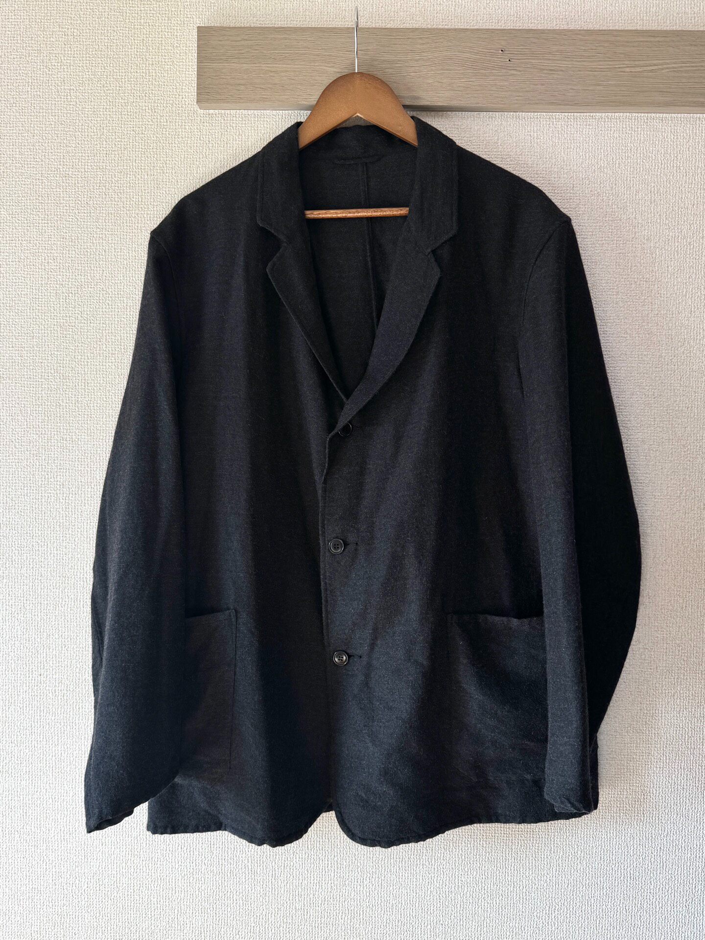 Comoli Wool-Silk Flannel Blazer