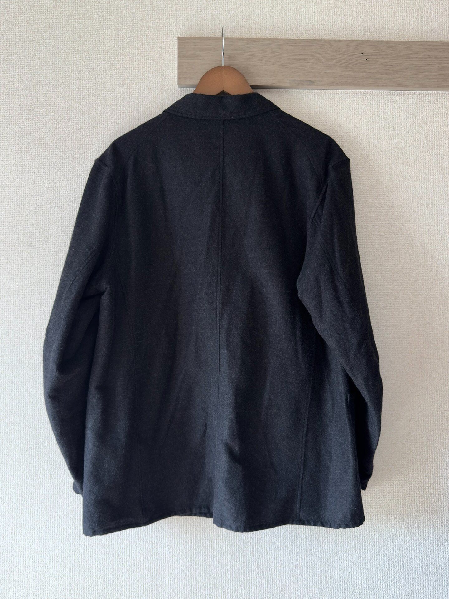 Comoli Wool-Silk Flannel Blazer — front