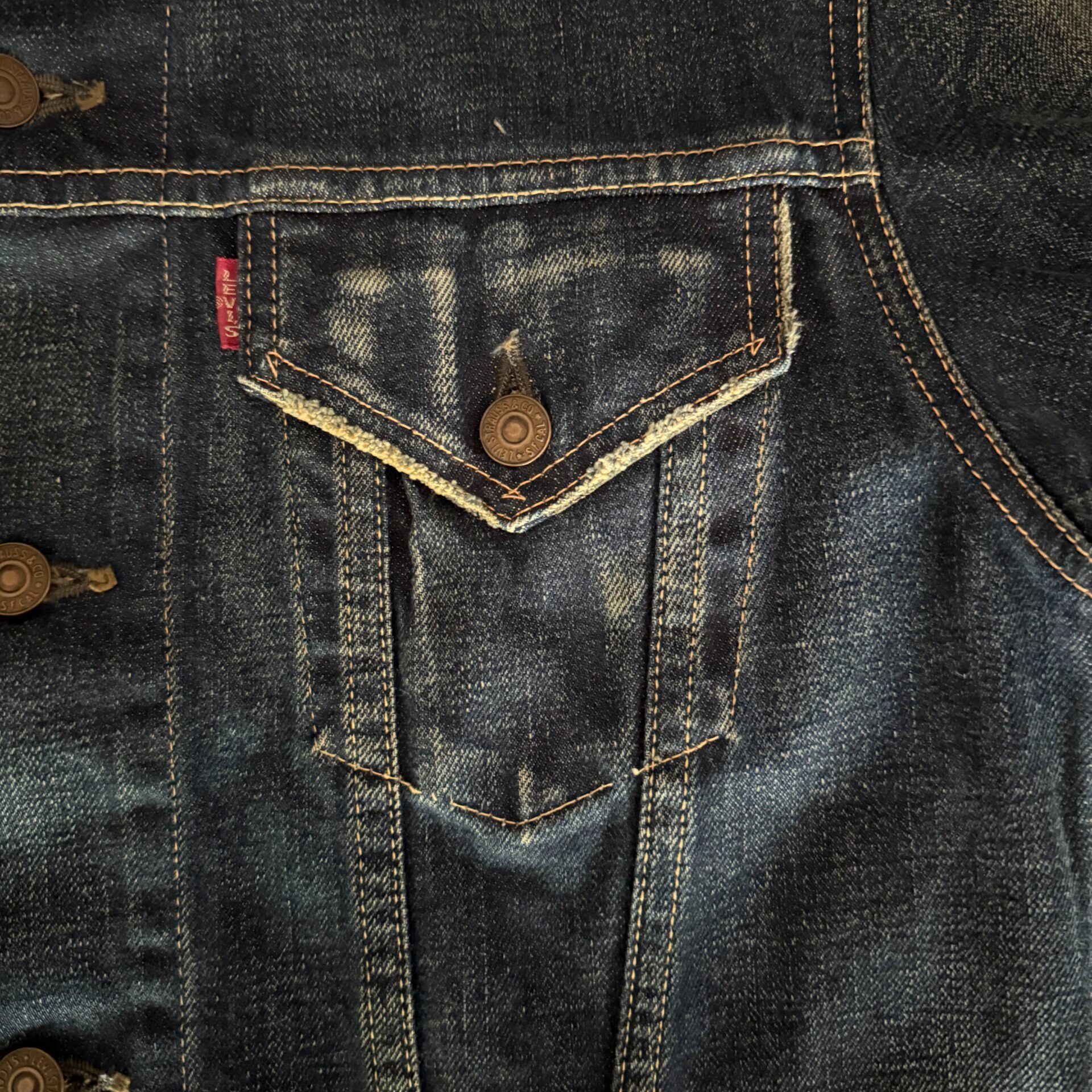 Levi's LVC 70505 Denim Jacket — back