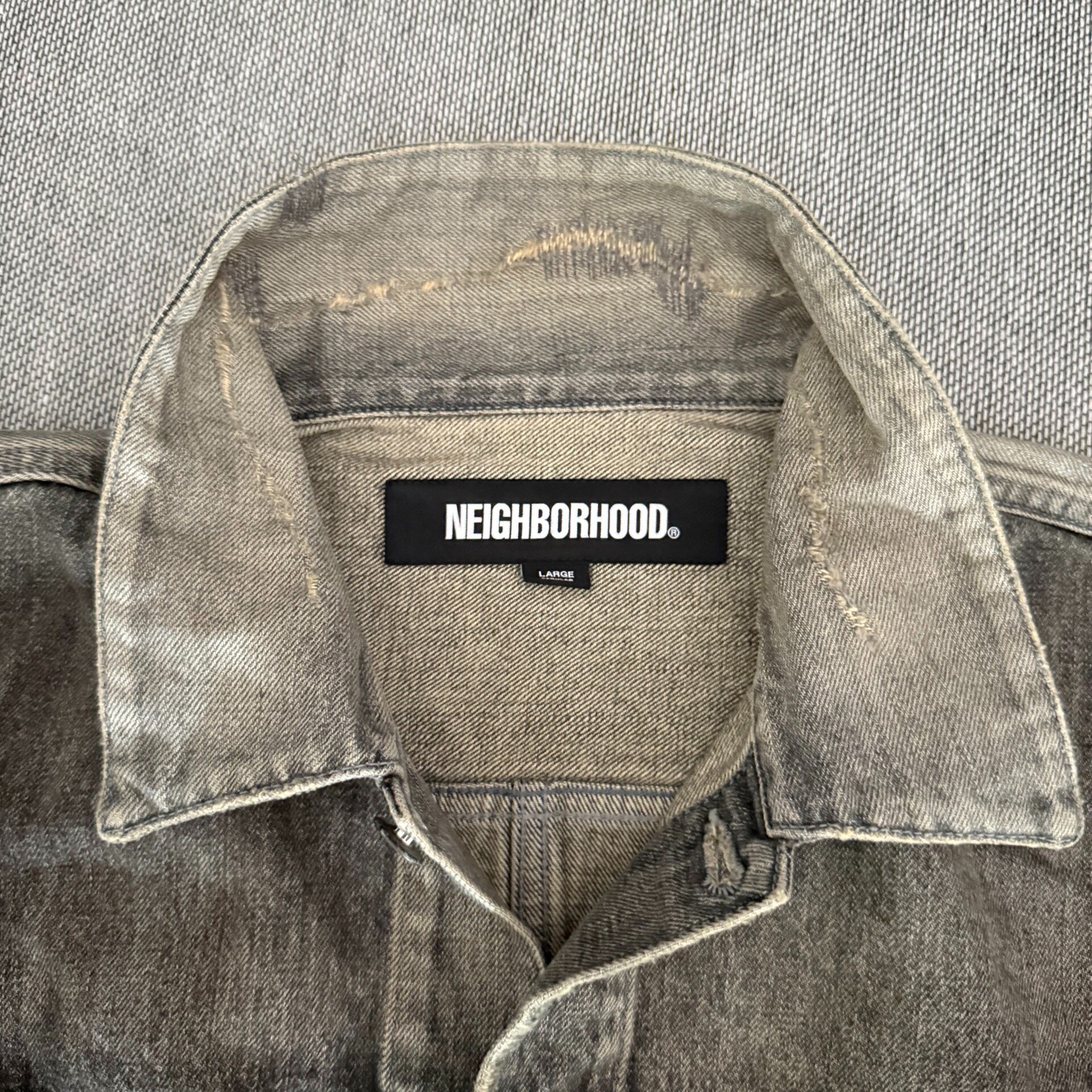 Neighborhood 24ss Stockman Denim Jacket — detail