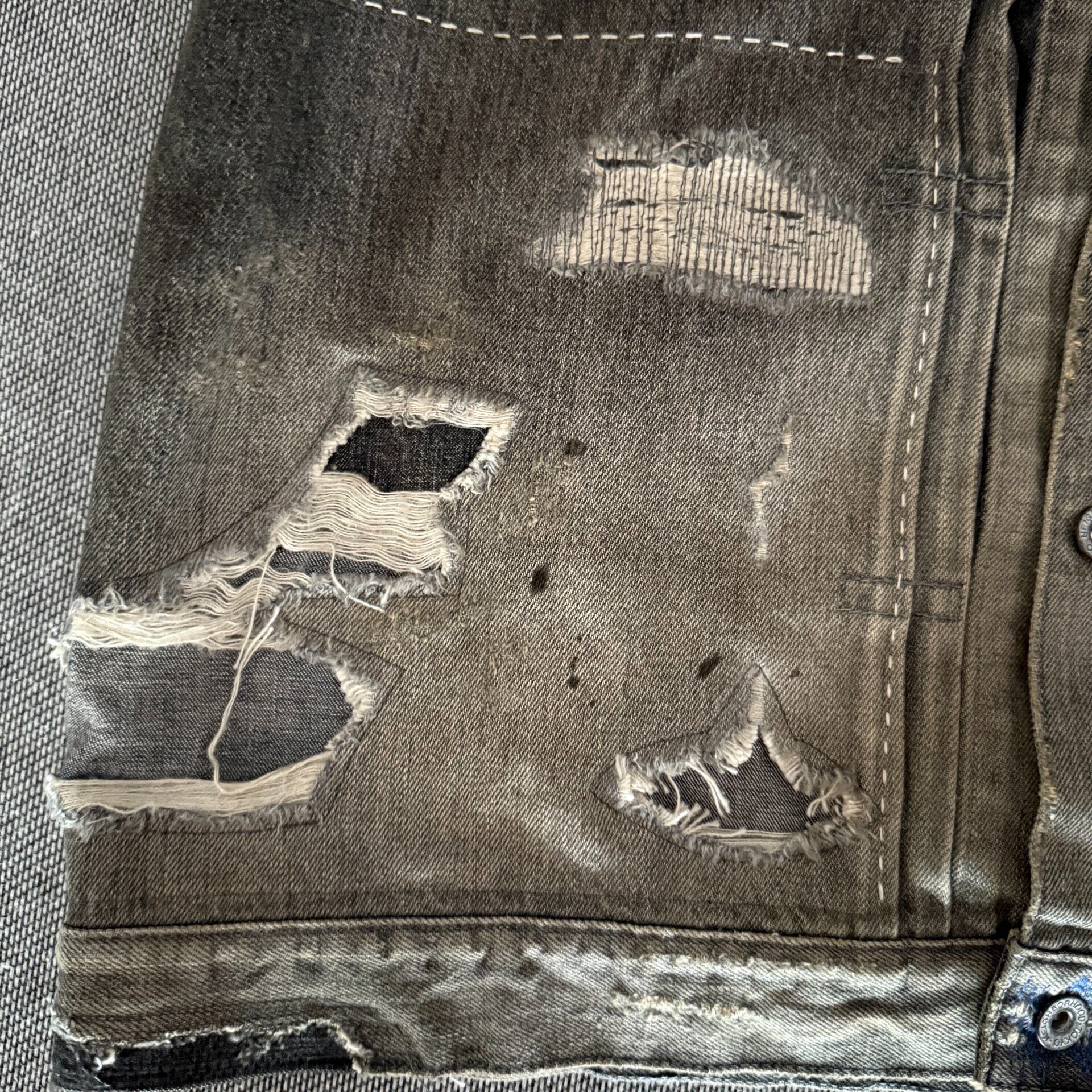 Neighborhood 24ss Stockman Denim Jacket — label