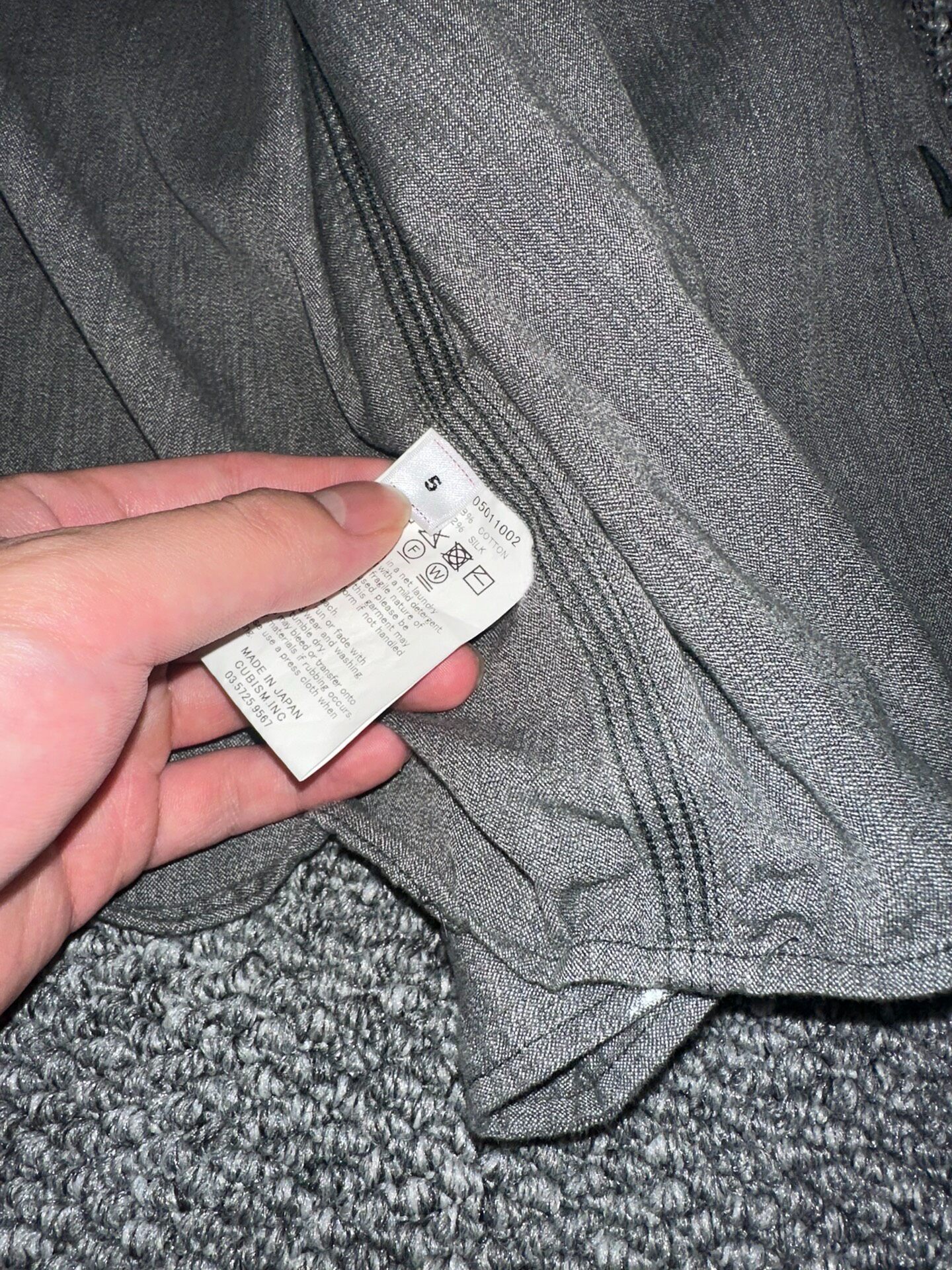 VISVIM ICT LANGER CHAMBRAY L/S Shirt — detail