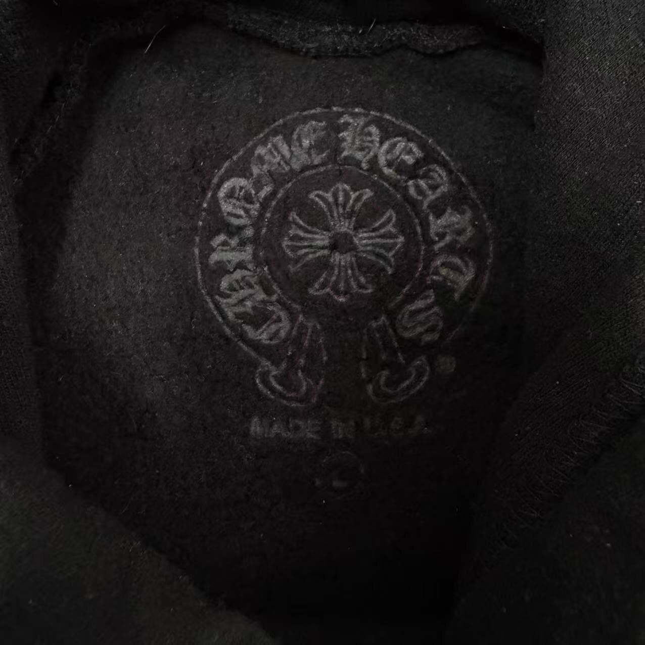 Chrome Hearts 1988 Black Hoodie — detail