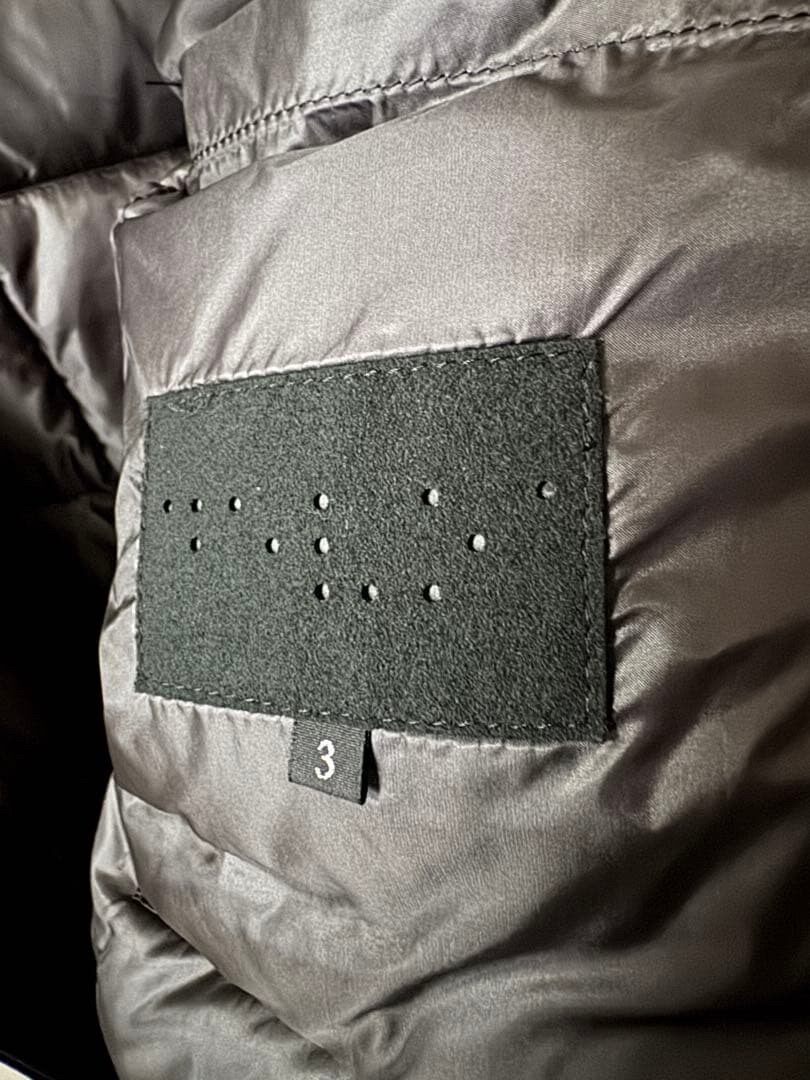 Devoa 16AW Wool Down Hooded Jacket — back