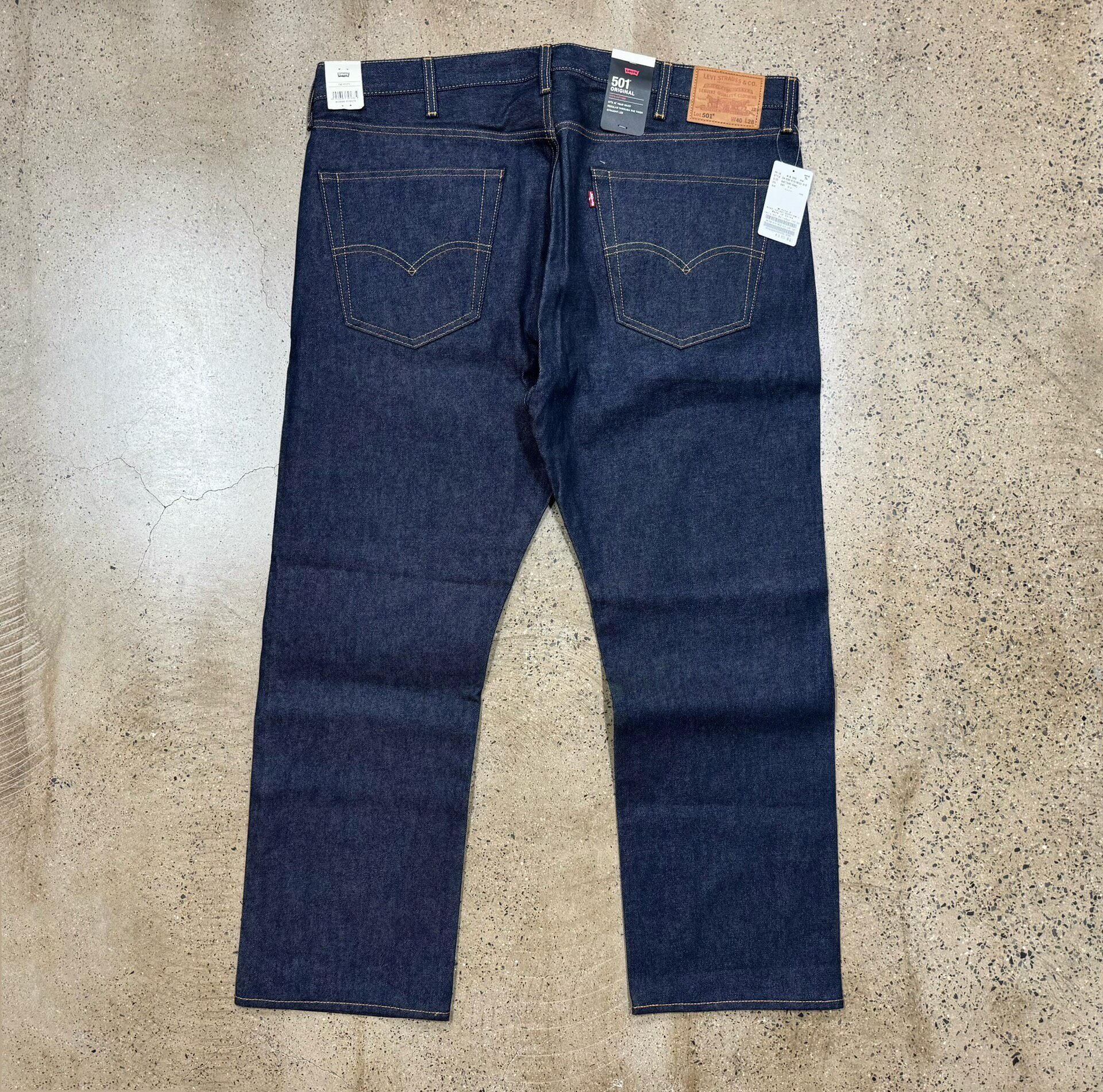 Levi's 501 Selvedge Indigo Jeans